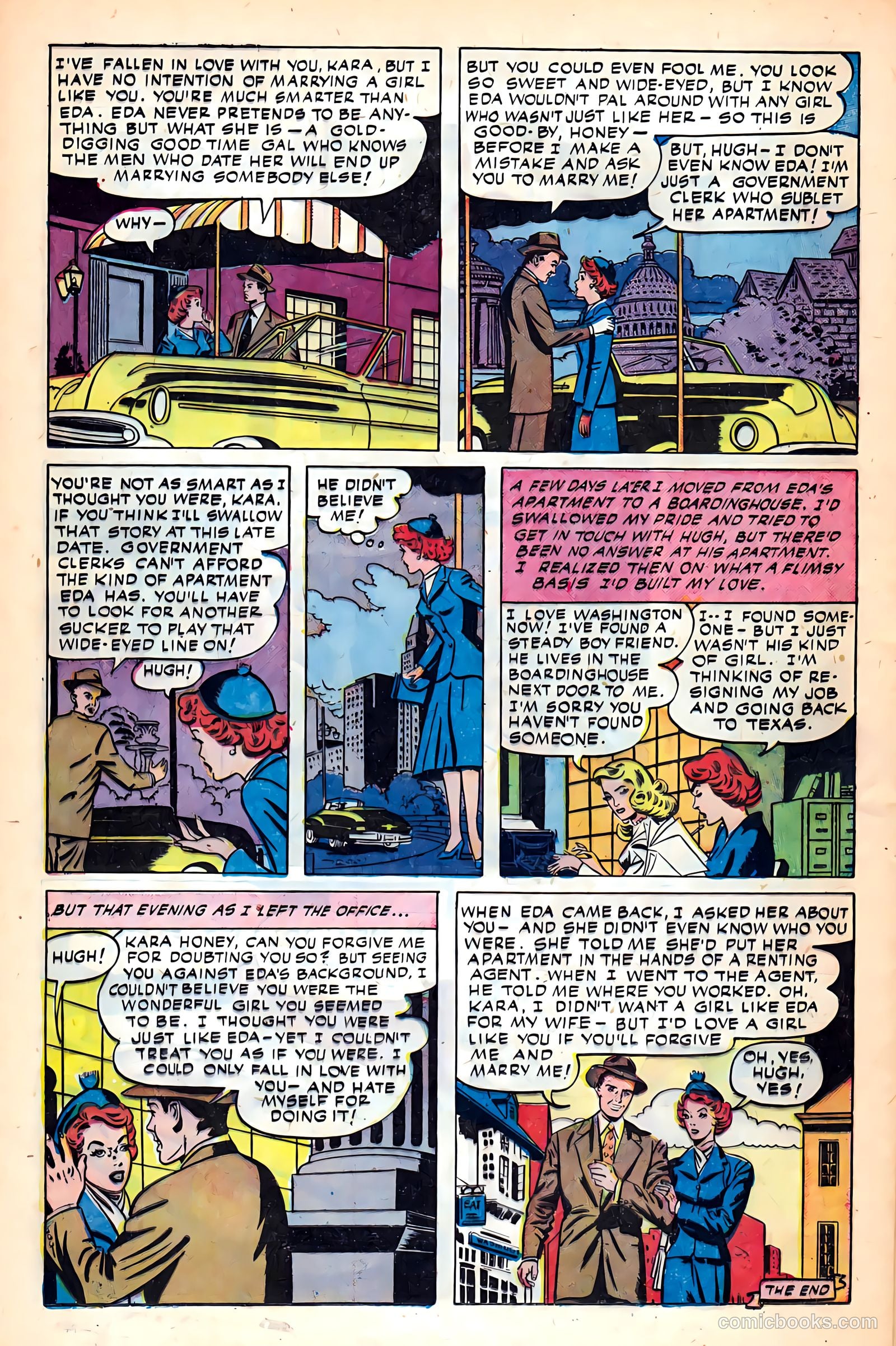 Glamorous Romances #51 (1951) — page 24 of 37