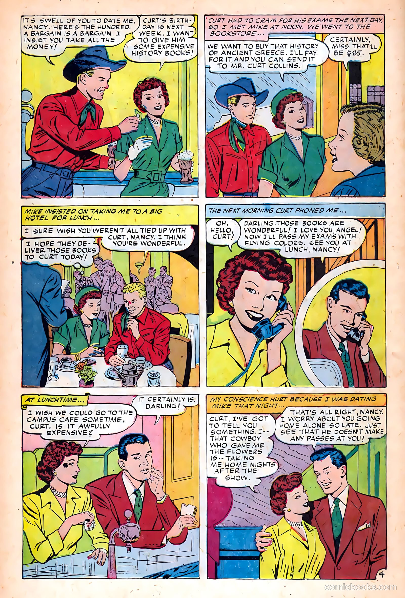 Glamorous Romances #51 (1951) — page 30 of 37
