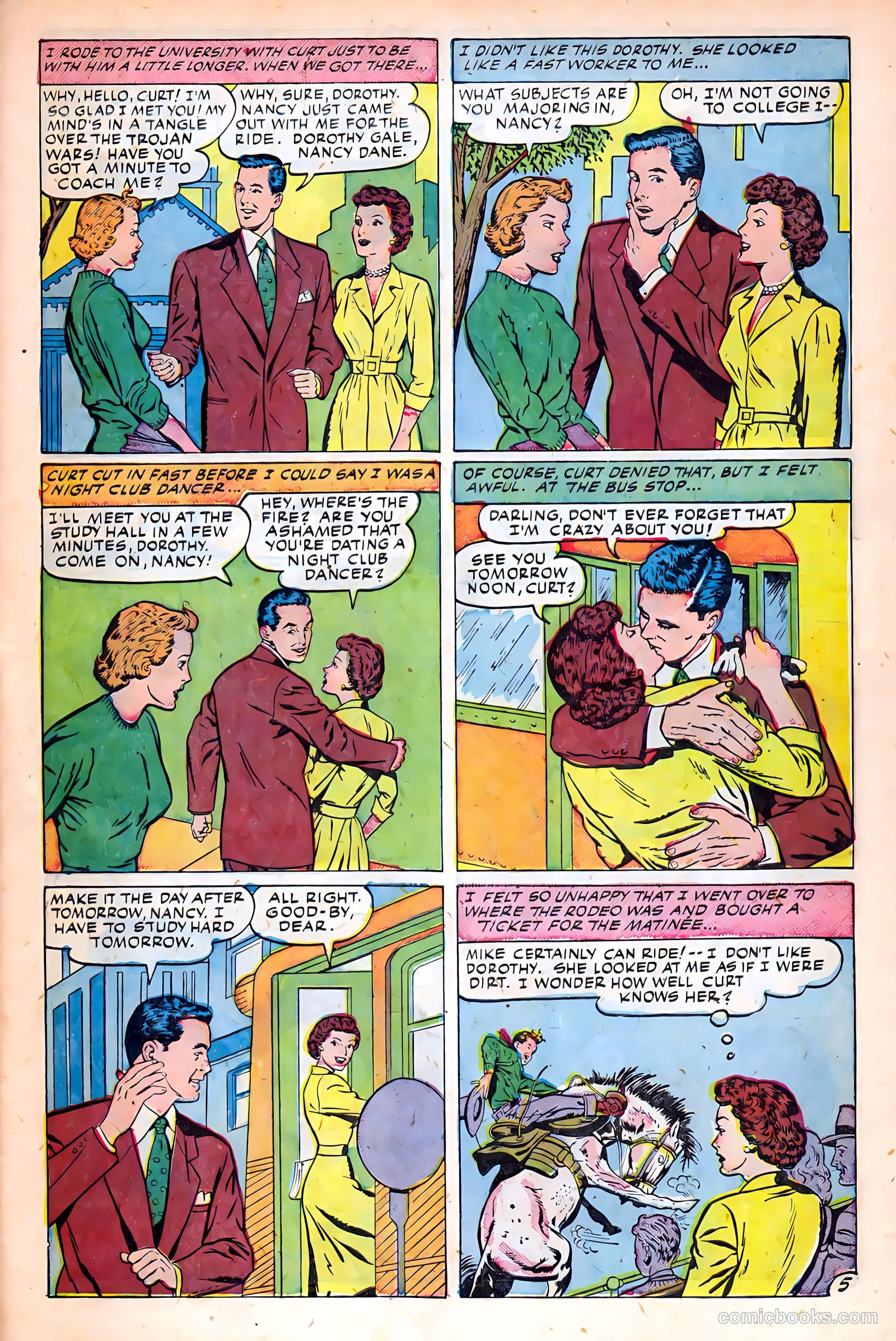 Glamorous Romances #51 (1951) — page 31 of 37