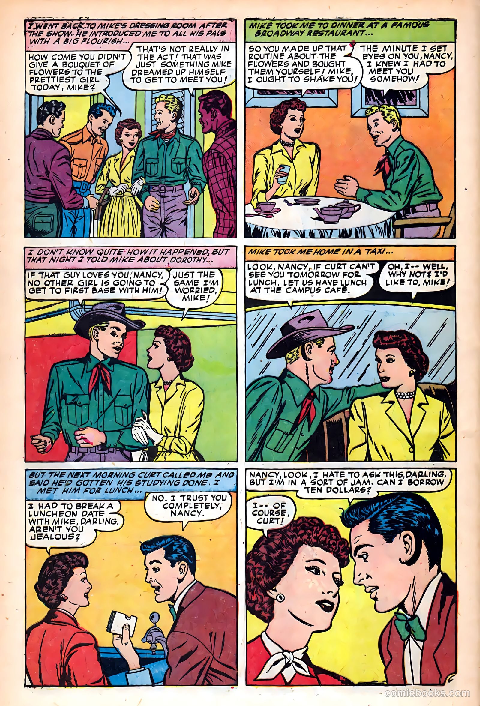 Glamorous Romances #51 (1951) — page 32 of 37