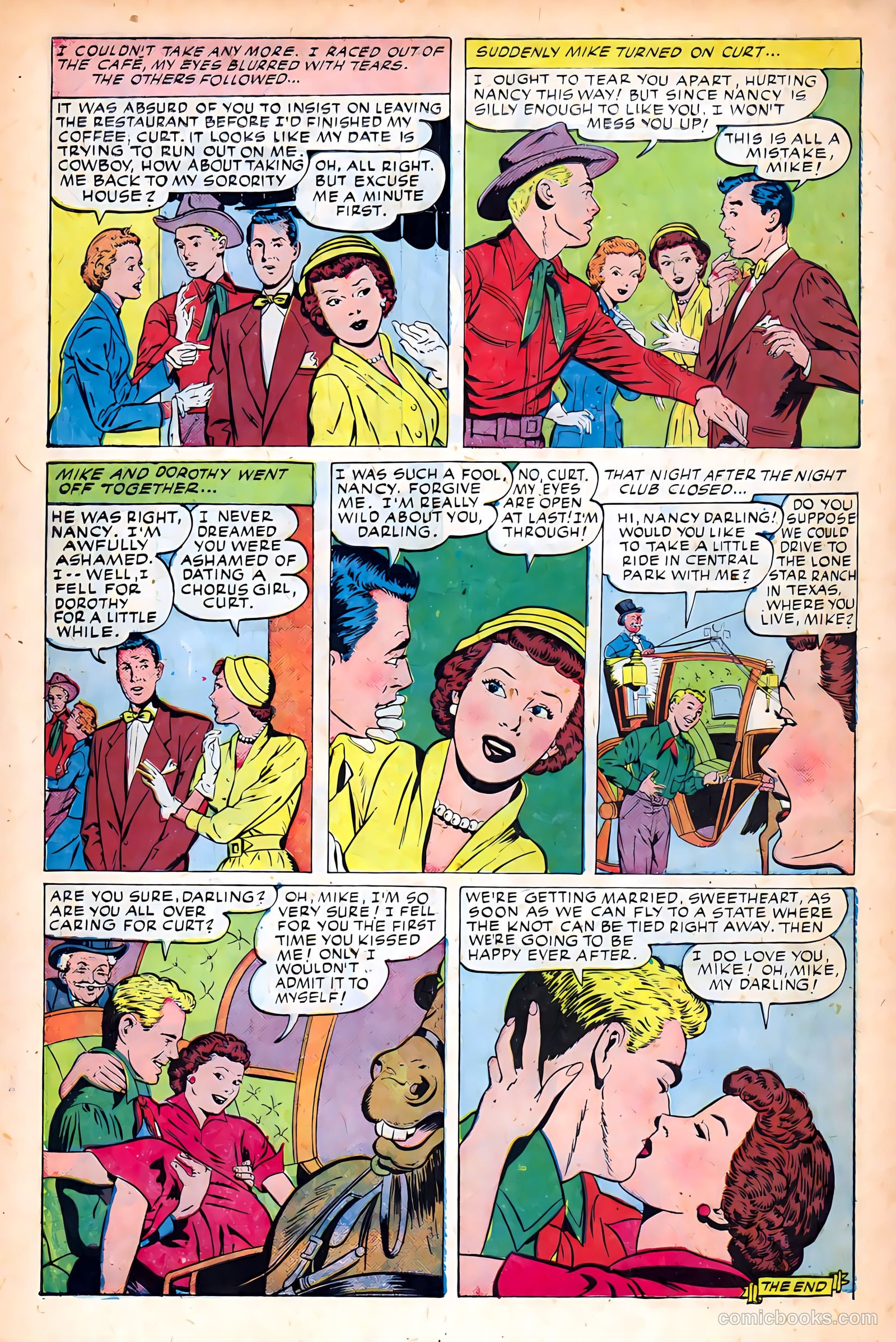 Glamorous Romances #51 (1951) — page 34 of 37