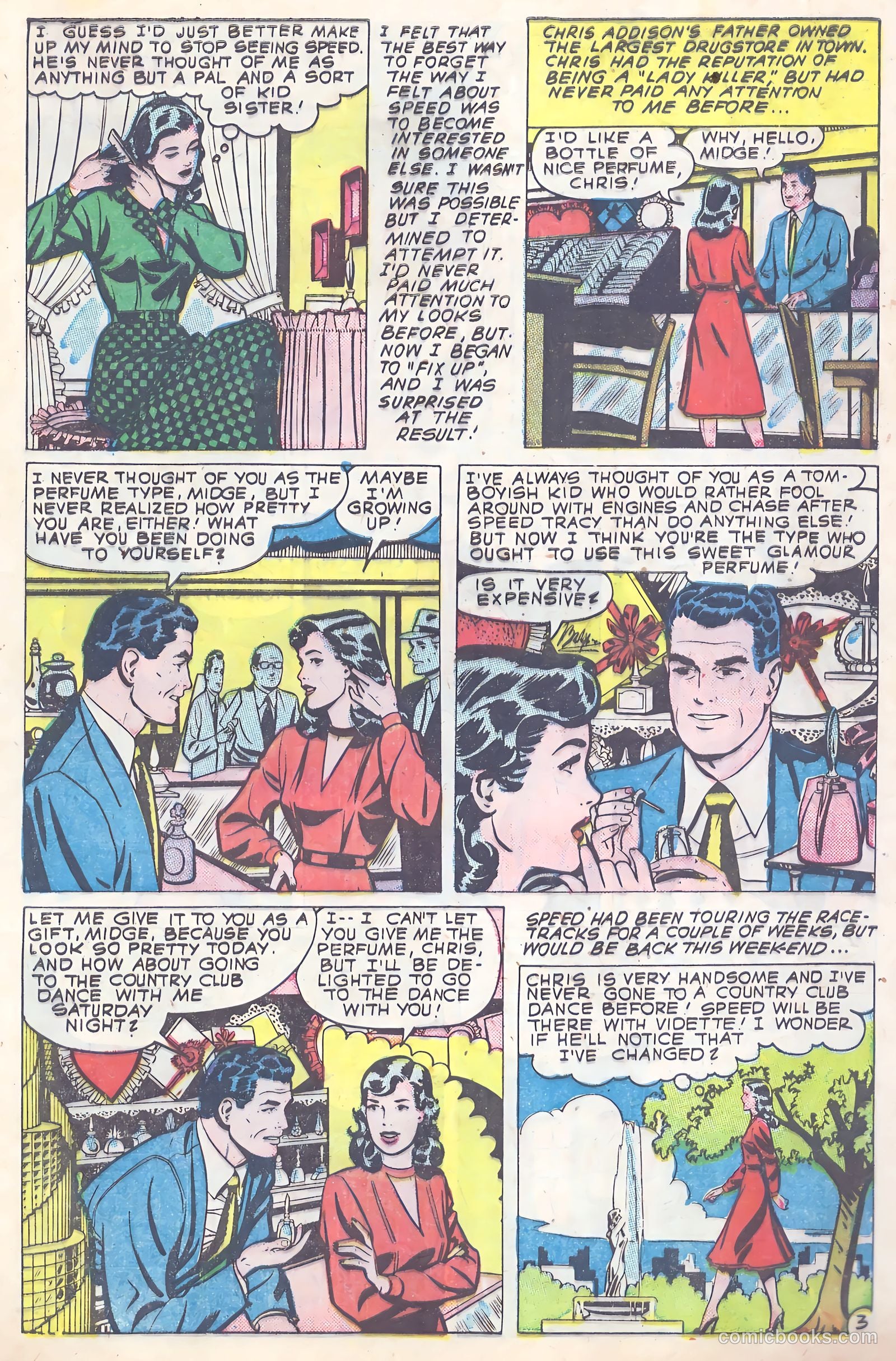 Glamorous Romances #52 (1951) — page 4 of 37
