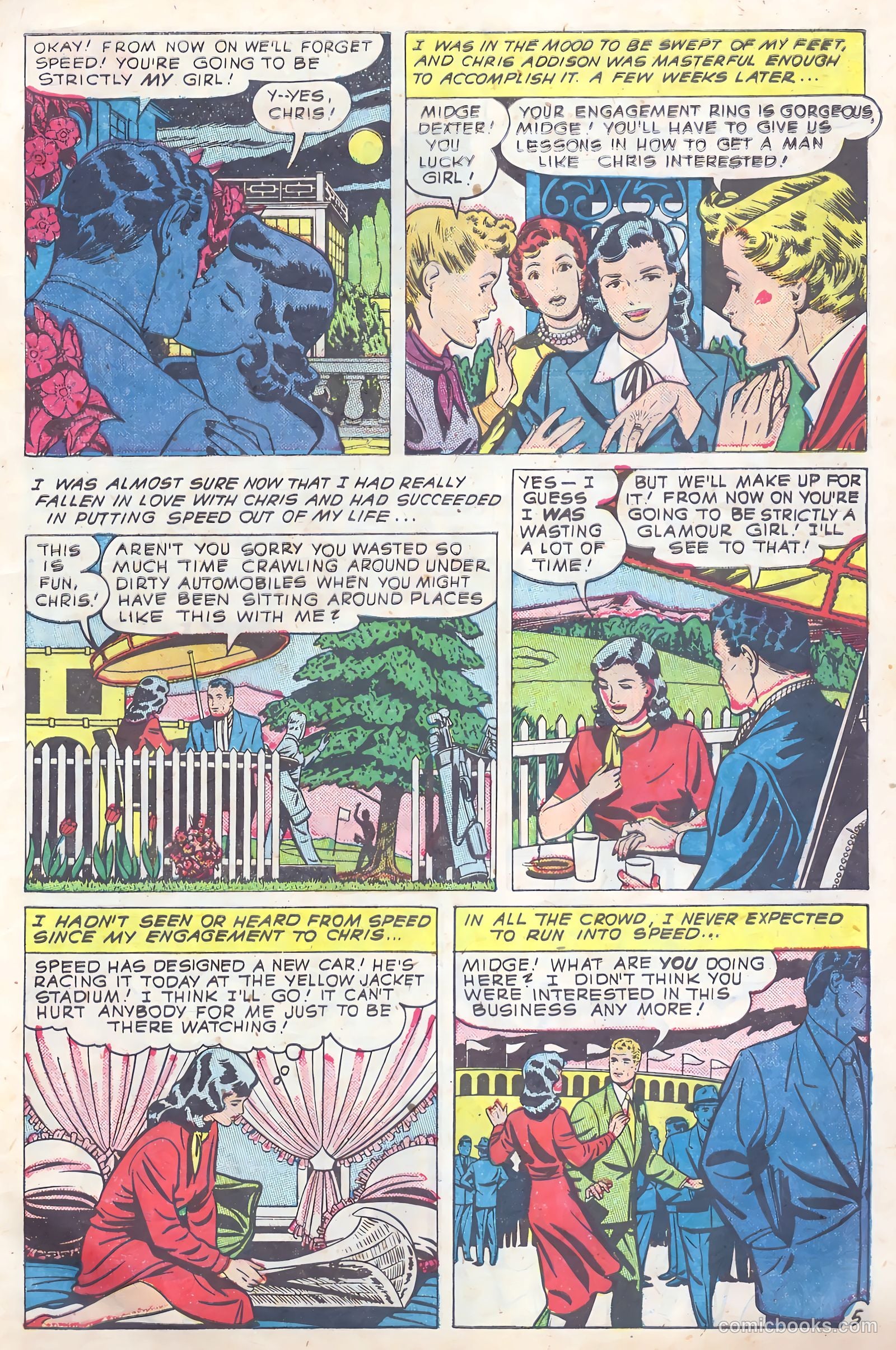 Glamorous Romances #52 (1951) — page 6 of 37
