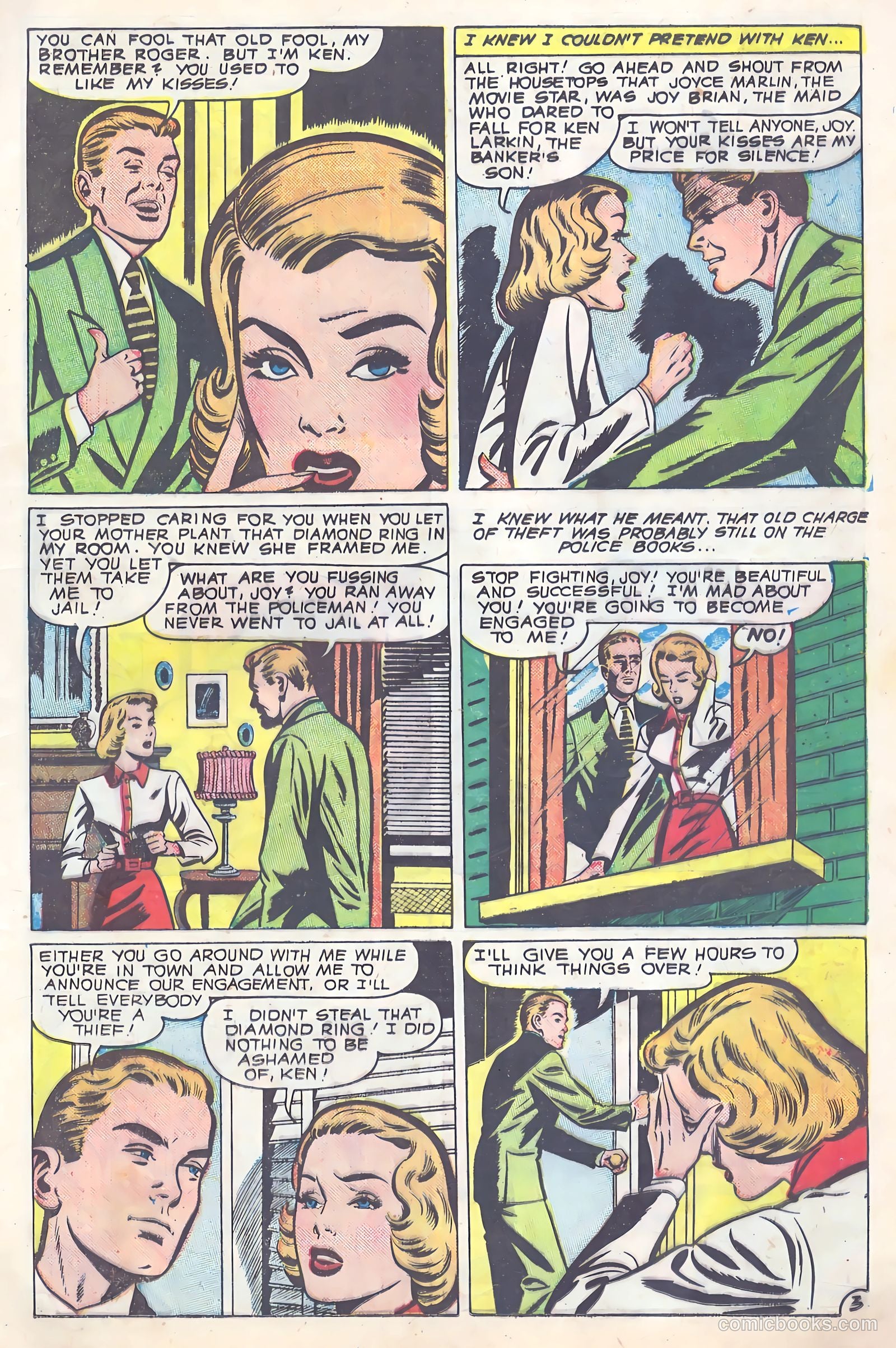 Glamorous Romances #52 (1951) — page 12 of 37