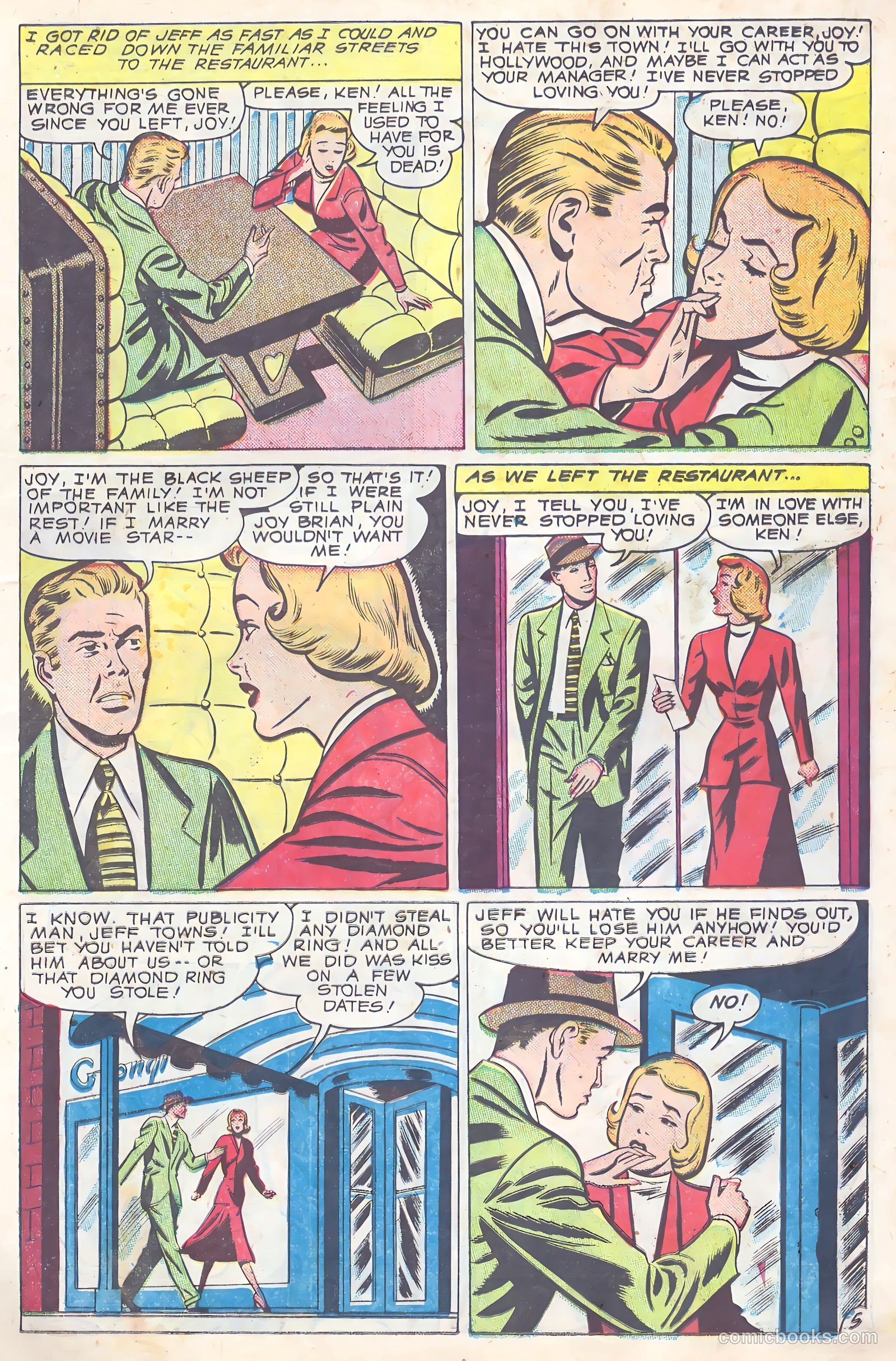 Glamorous Romances #52 (1951) — page 14 of 37