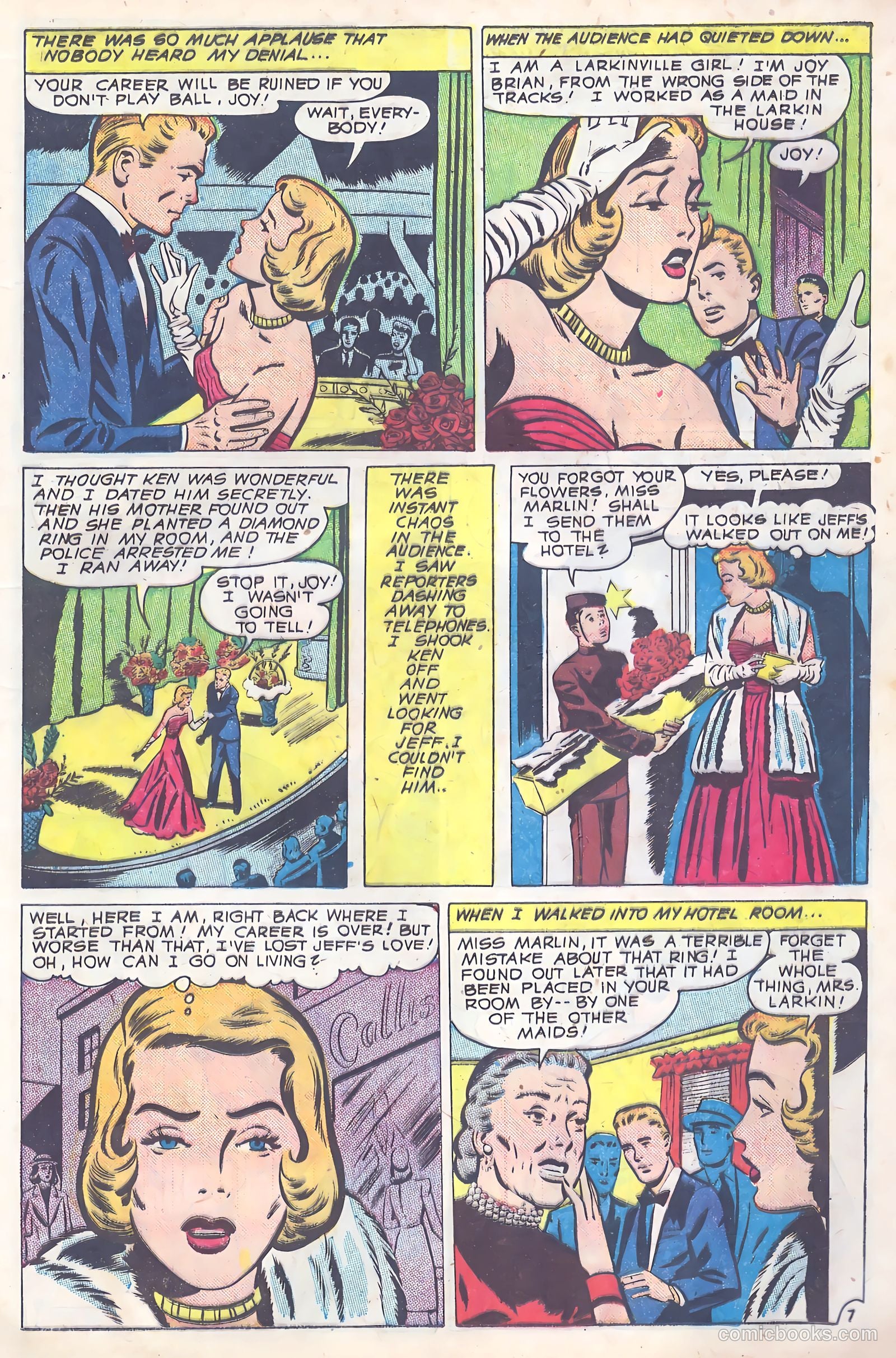 Glamorous Romances #52 (1951) — page 16 of 37