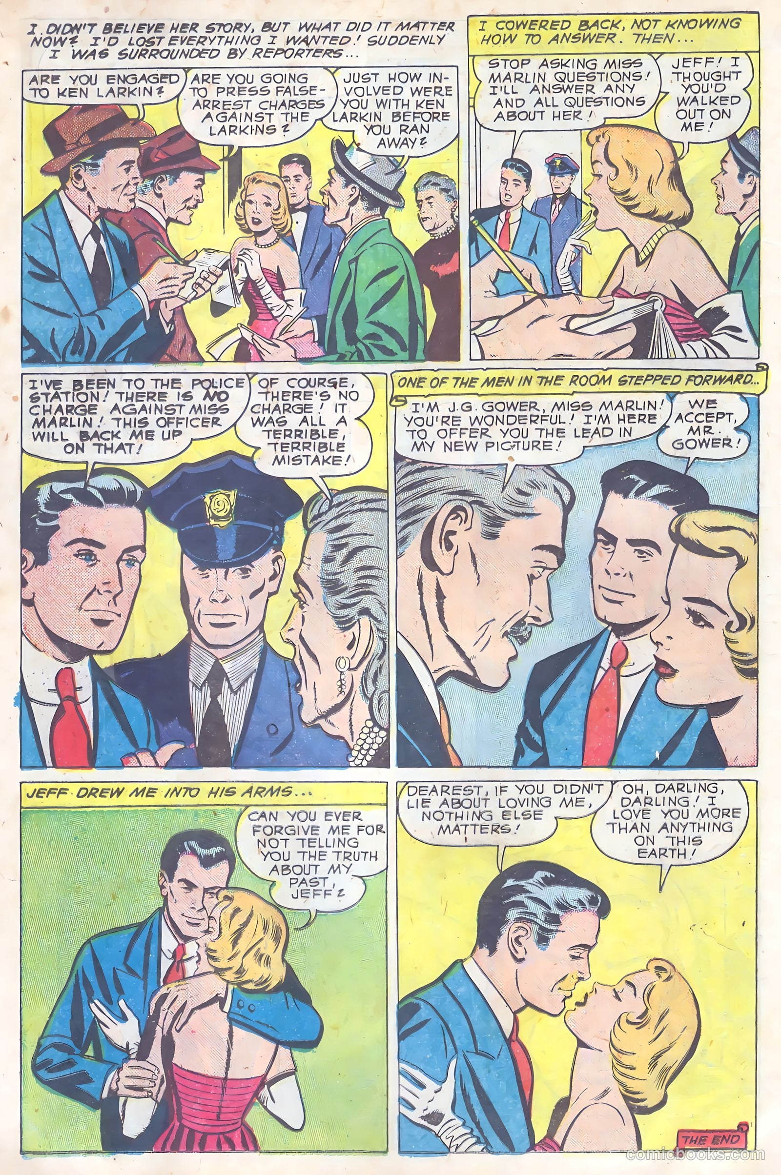 Glamorous Romances #52 (1951) — page 17 of 37