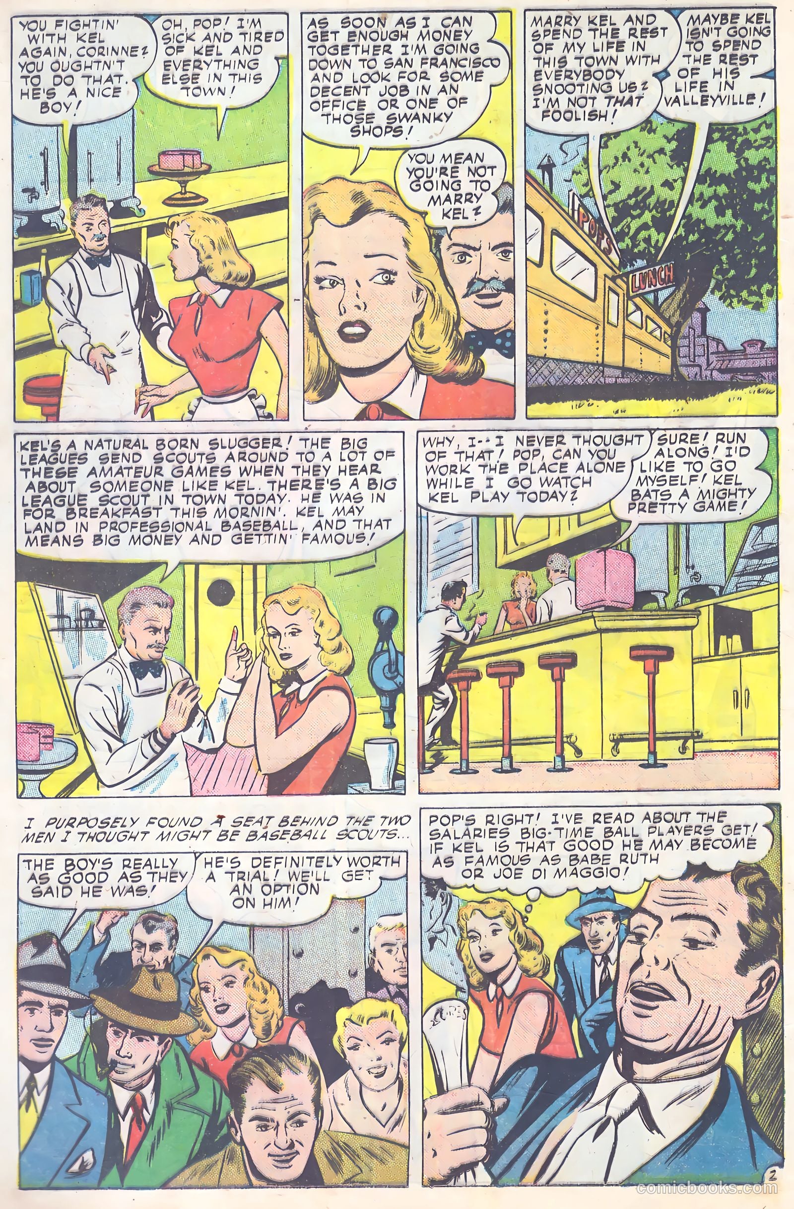 Glamorous Romances #52 (1951) — page 19 of 37
