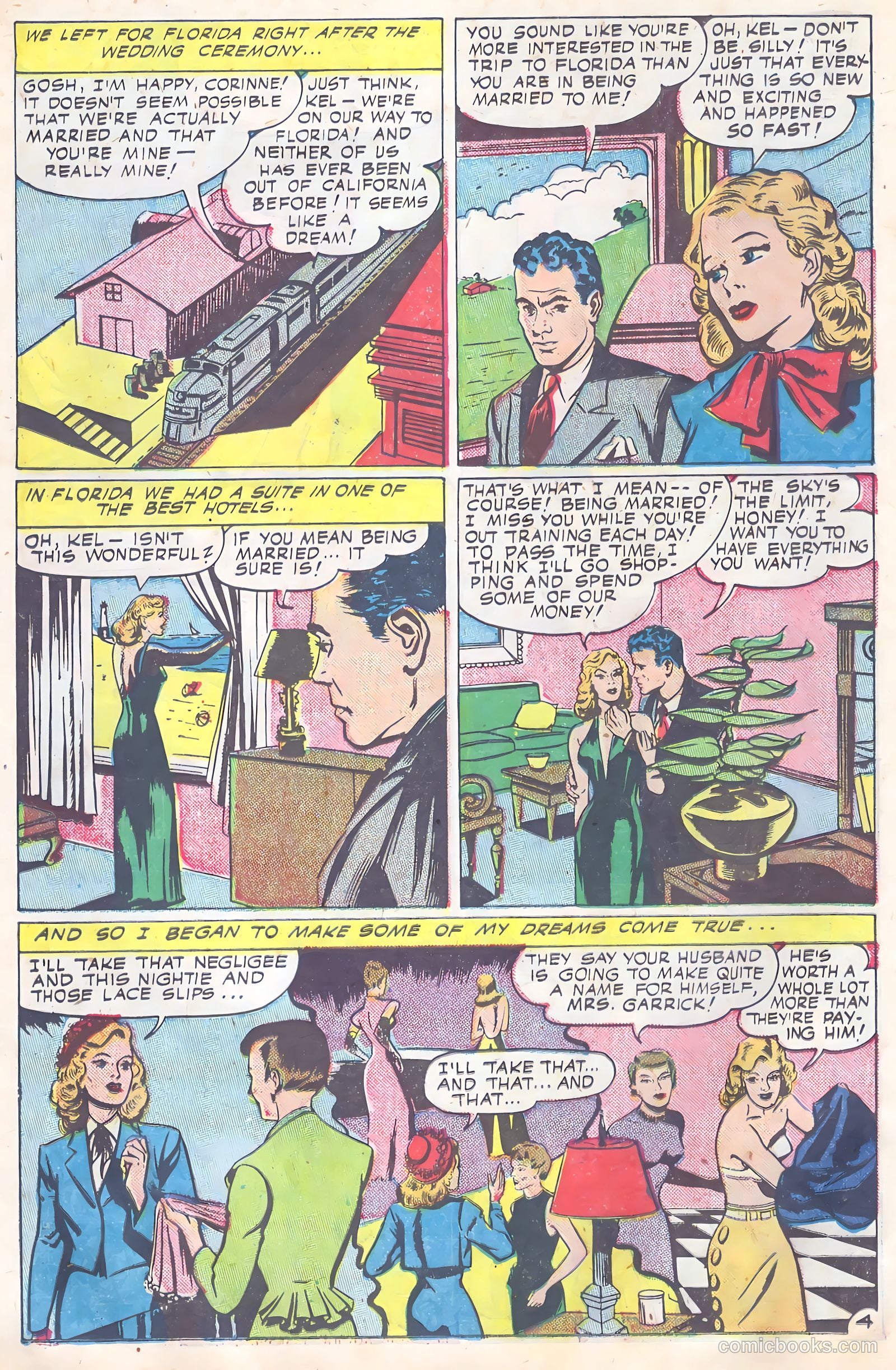 Glamorous Romances #52 (1951) — page 21 of 37