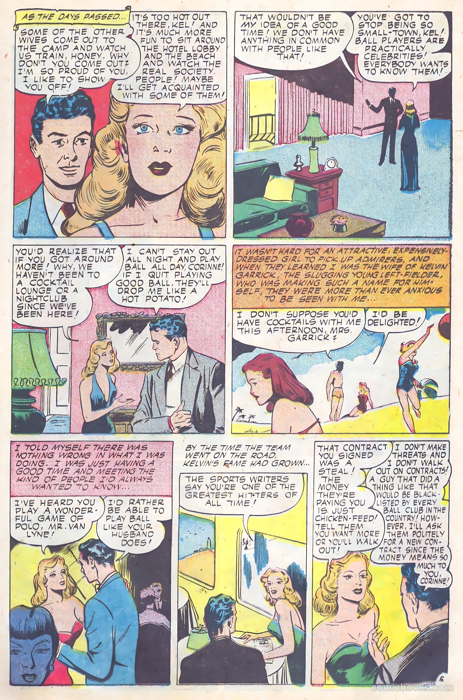 Glamorous Romances #52 (1951) — page 22 of 37
