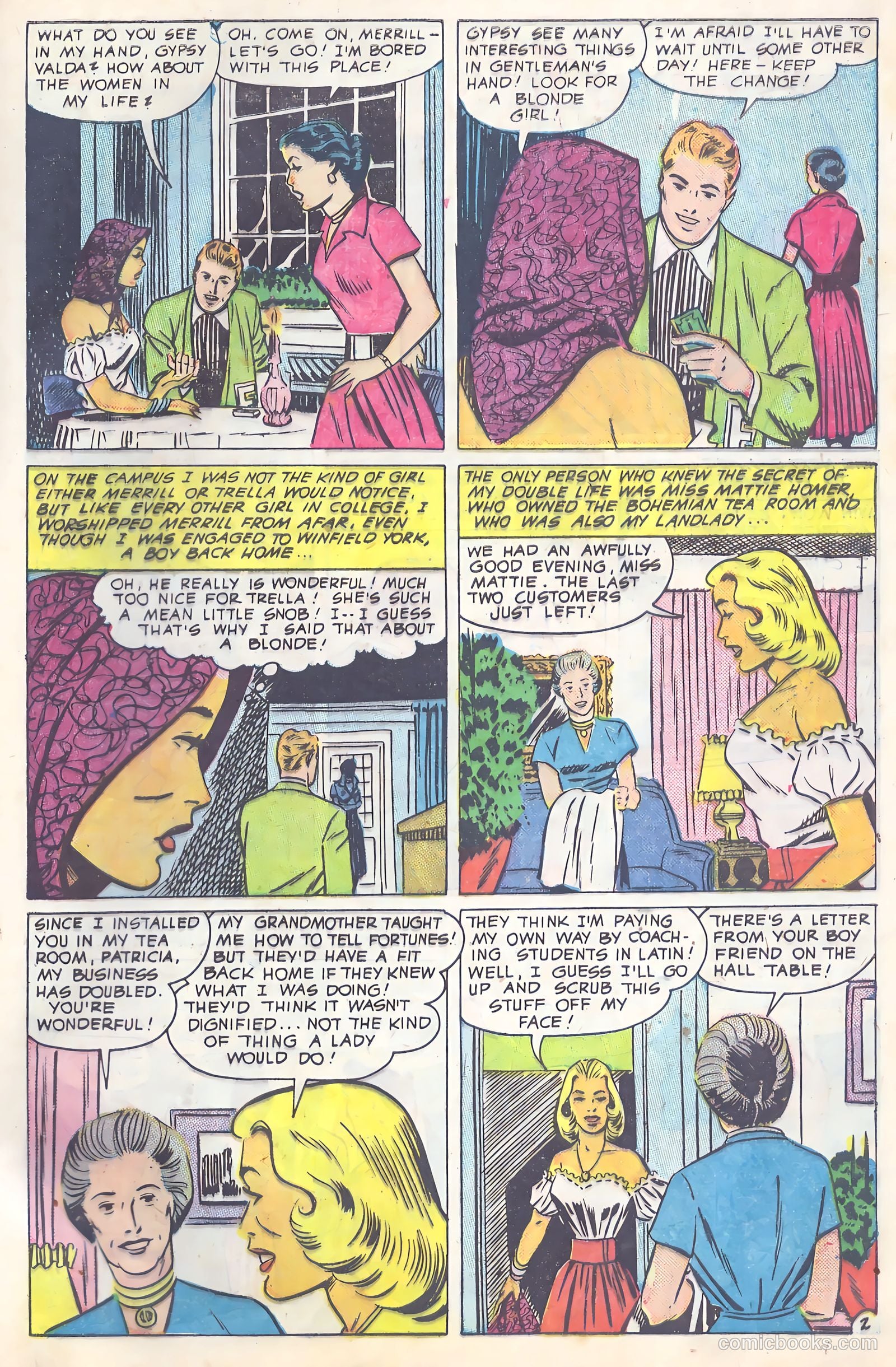 Glamorous Romances #52 (1951) — page 28 of 37
