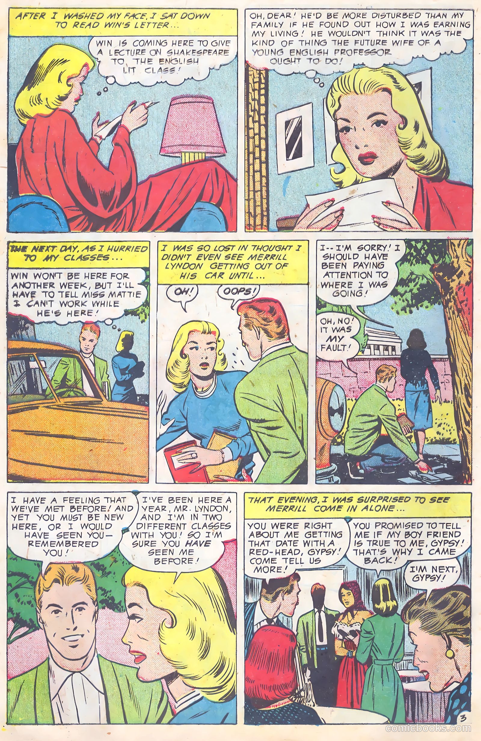 Glamorous Romances #52 (1951) — page 29 of 37