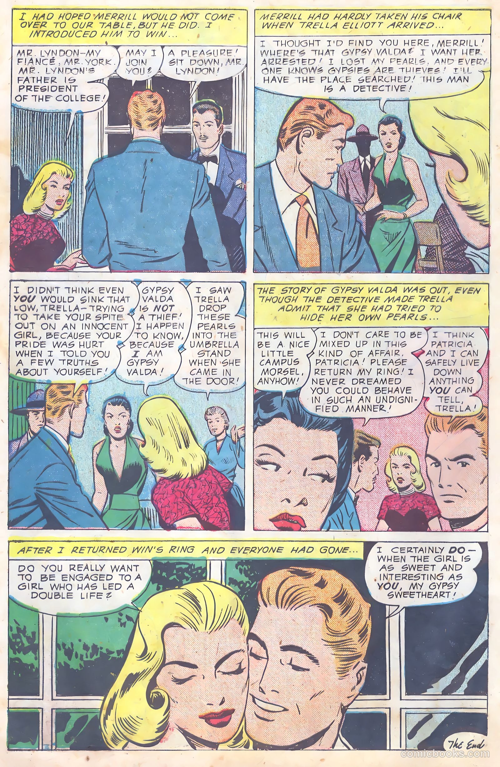 Glamorous Romances #52 (1951) — page 33 of 37