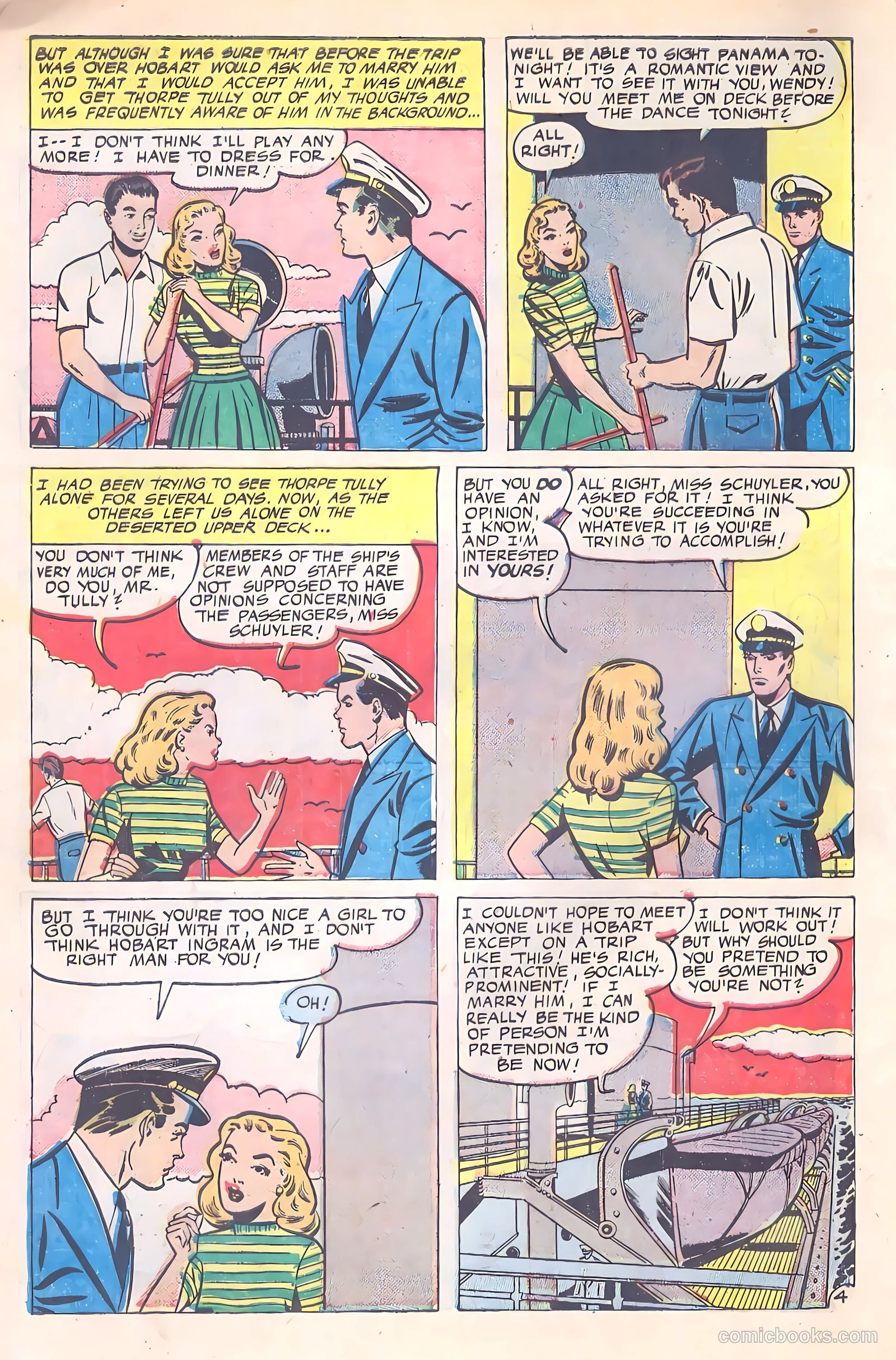 Glamorous Romances #53 (1951) — page 6 of 37