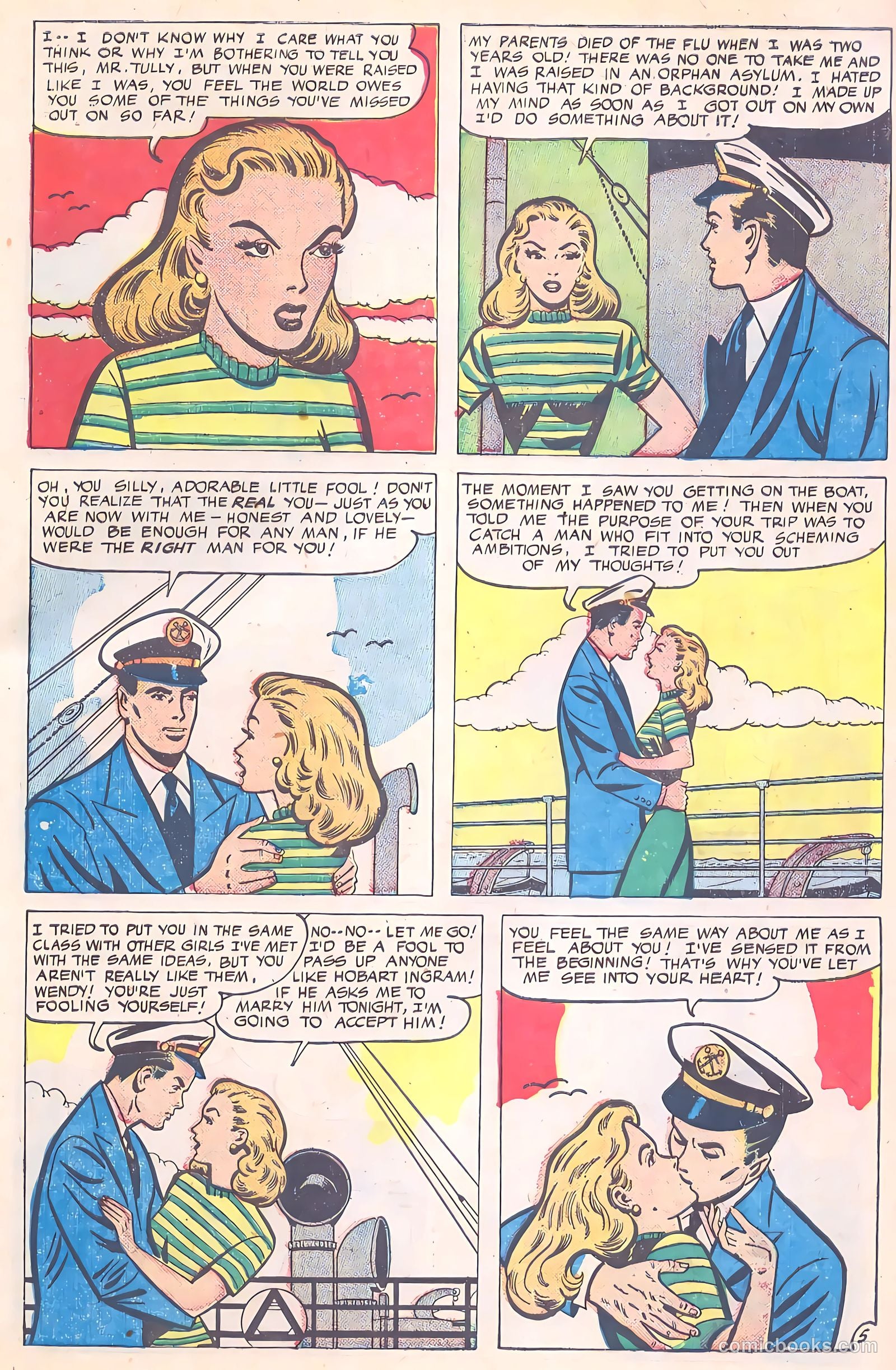 Glamorous Romances #53 (1951) — page 7 of 37