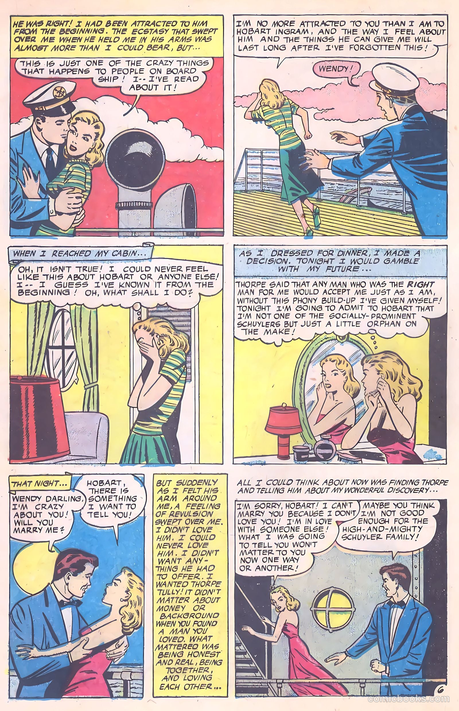 Glamorous Romances #53 (1951) — page 8 of 37