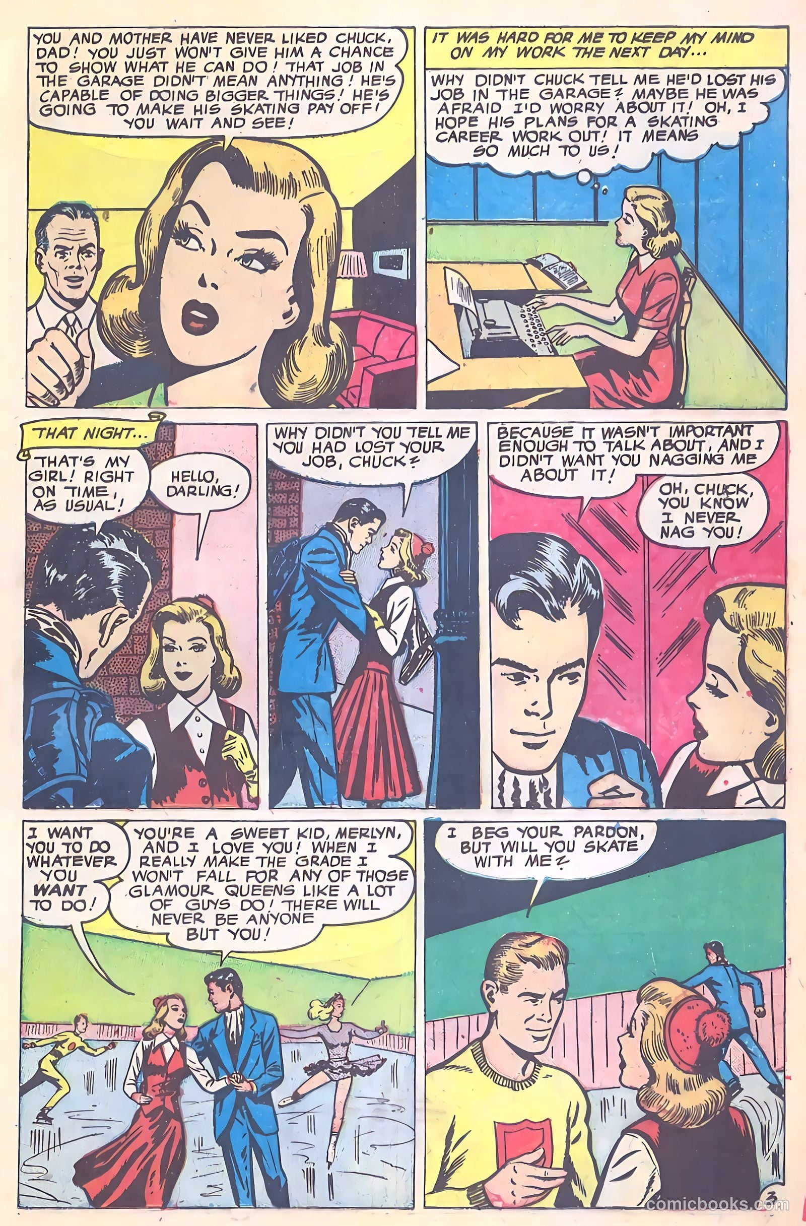 Glamorous Romances #53 (1951) — page 13 of 37