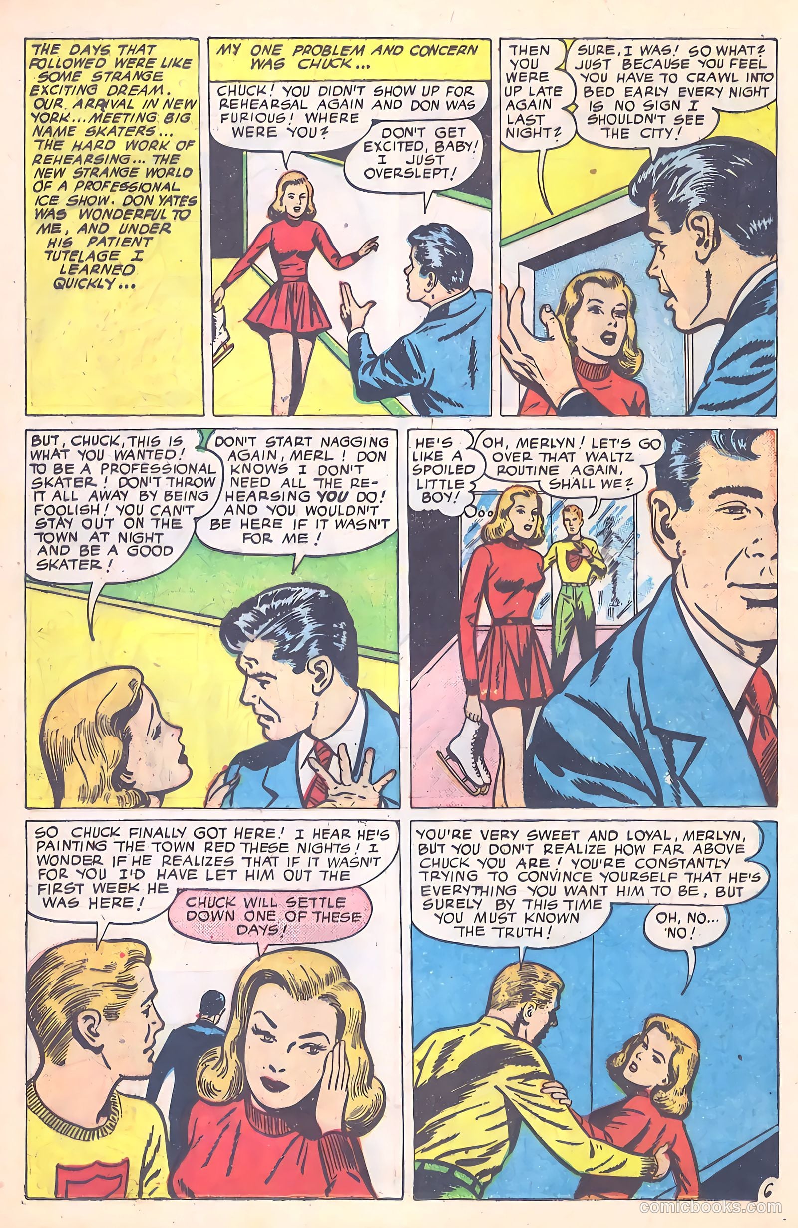 Glamorous Romances #53 (1951) — page 16 of 37