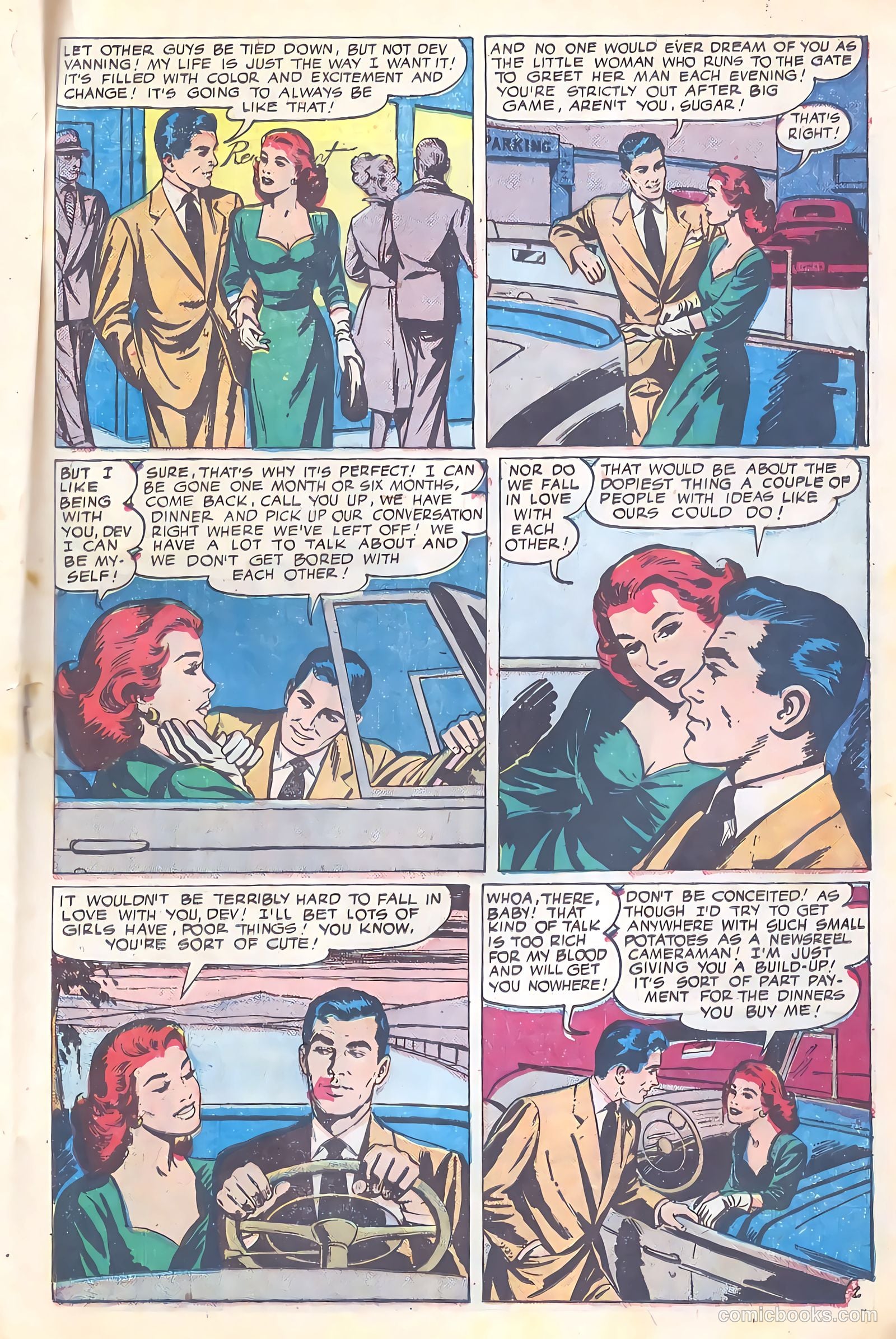 Glamorous Romances #53 (1951) — page 19 of 37