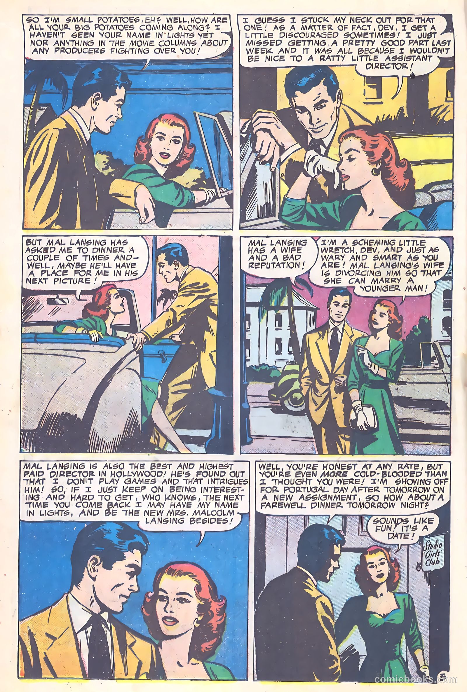Glamorous Romances #53 (1951) — page 20 of 37