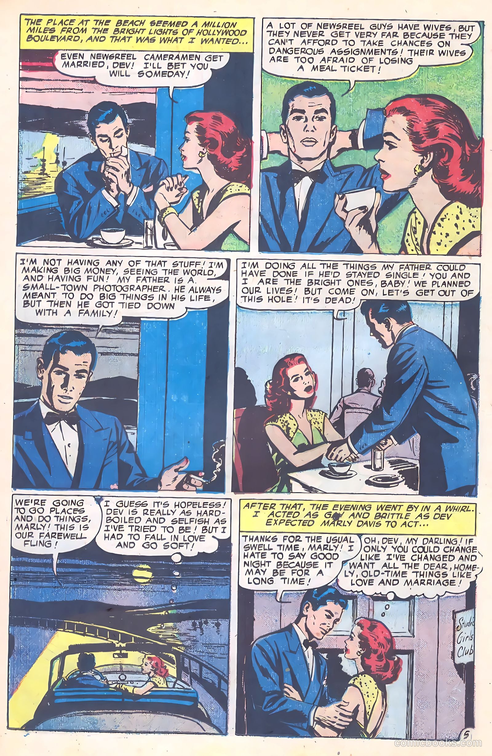 Glamorous Romances #53 (1951) — page 22 of 37
