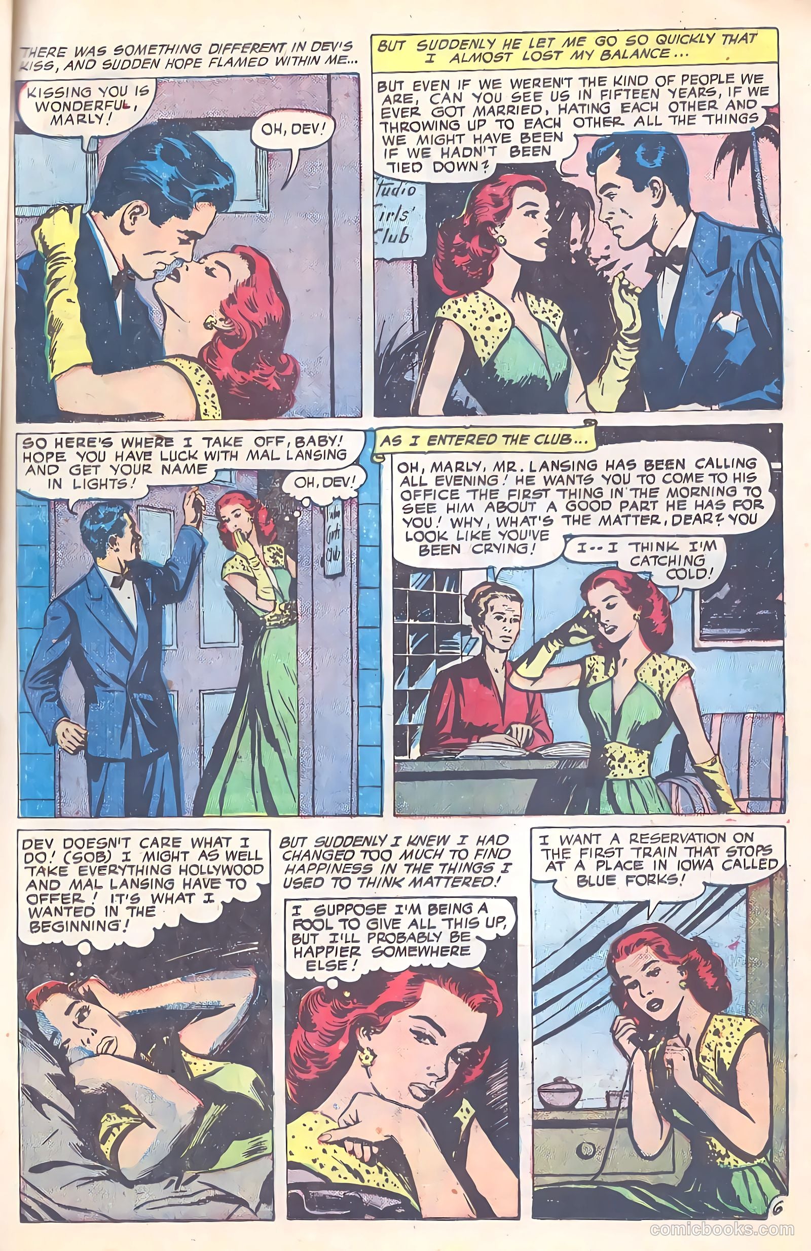 Glamorous Romances #53 (1951) — page 23 of 37