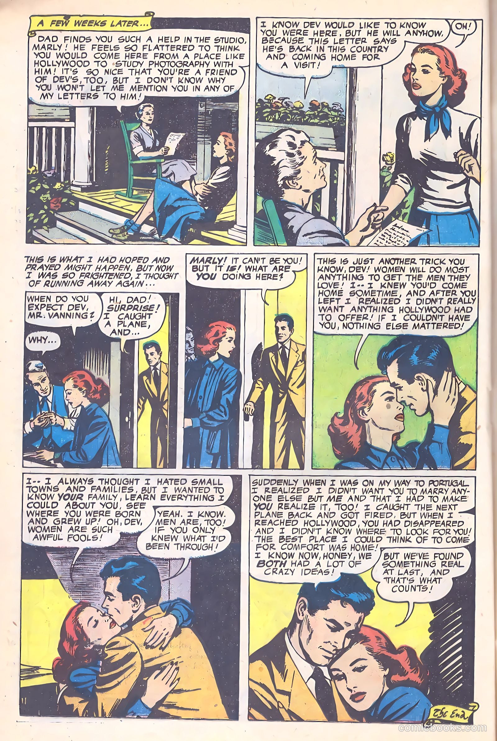 Glamorous Romances #53 (1951) — page 24 of 37
