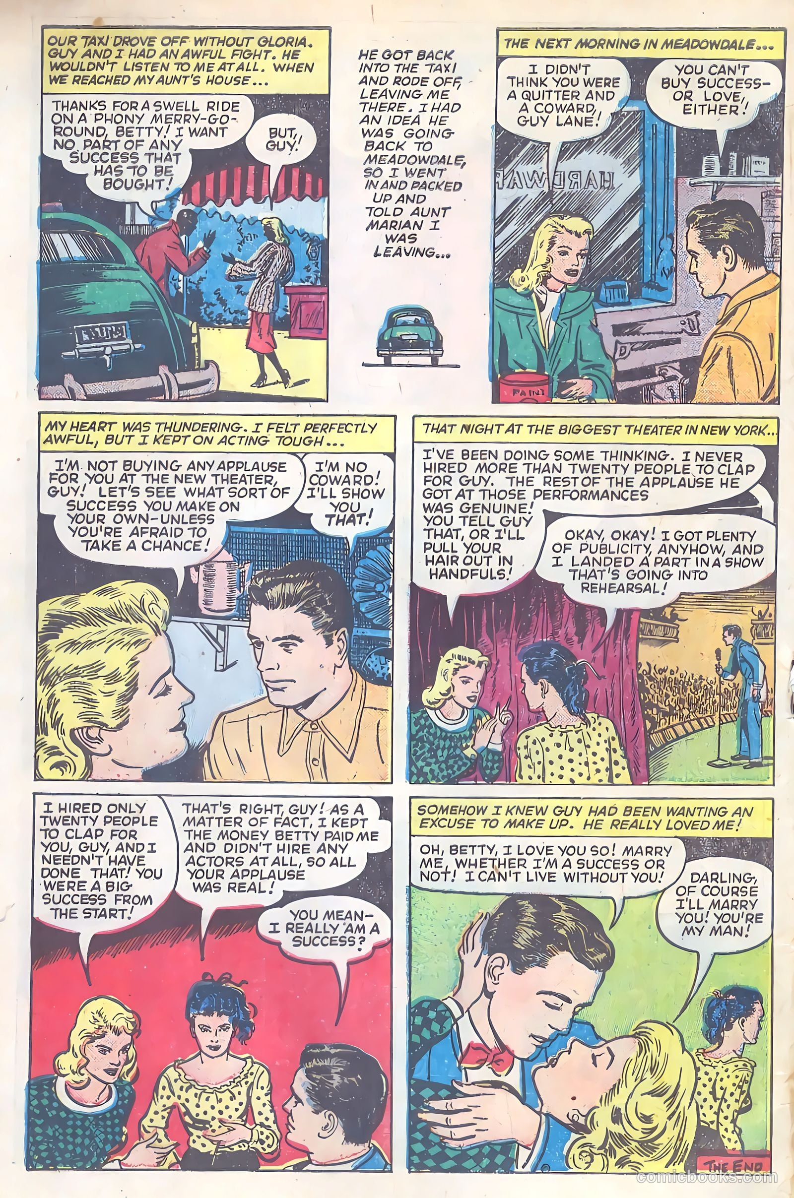 Glamorous Romances #53 (1951) — page 34 of 37