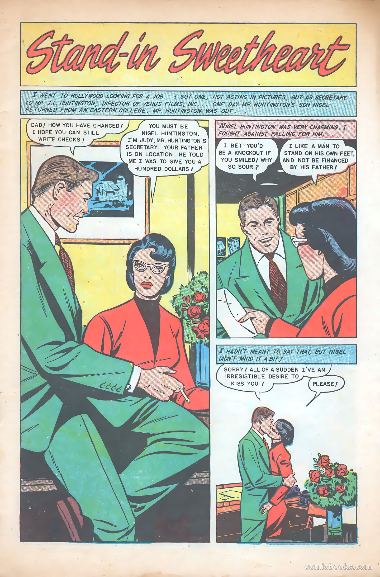 Glamorous Romances #54 (1951) — page 3 of 36