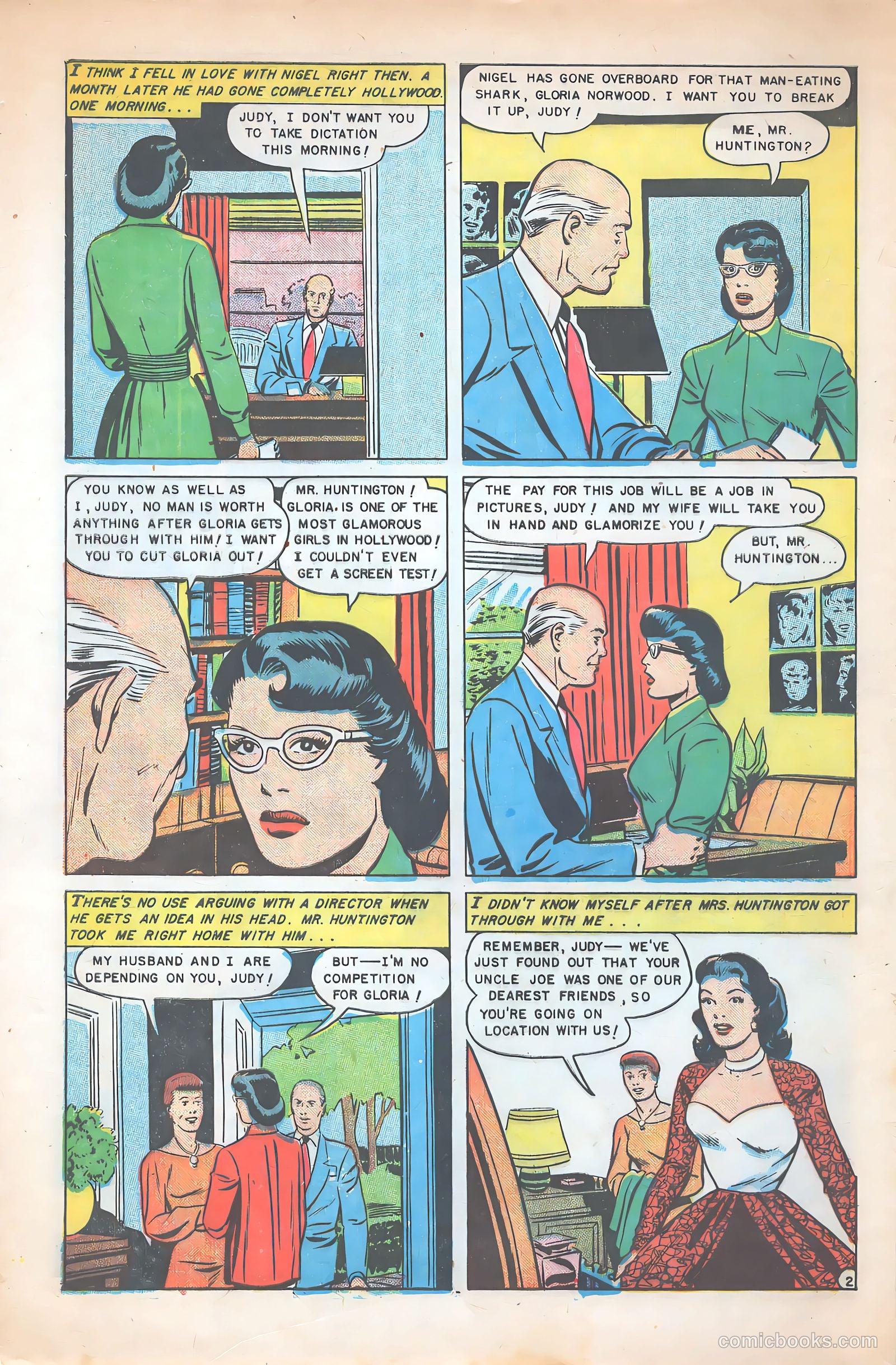 Glamorous Romances #54 (1951) — page 4 of 36