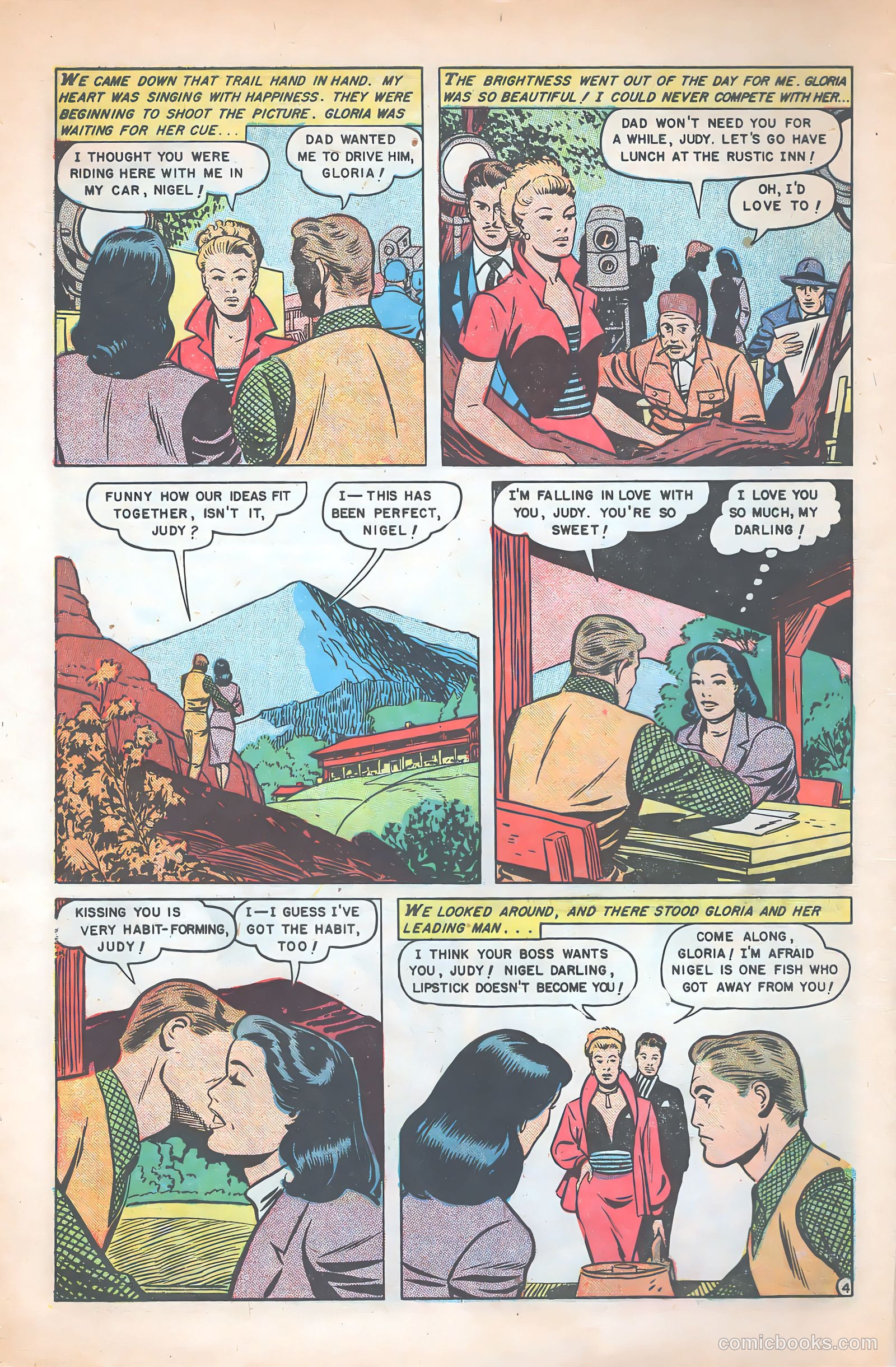 Glamorous Romances #54 (1951) — page 6 of 36