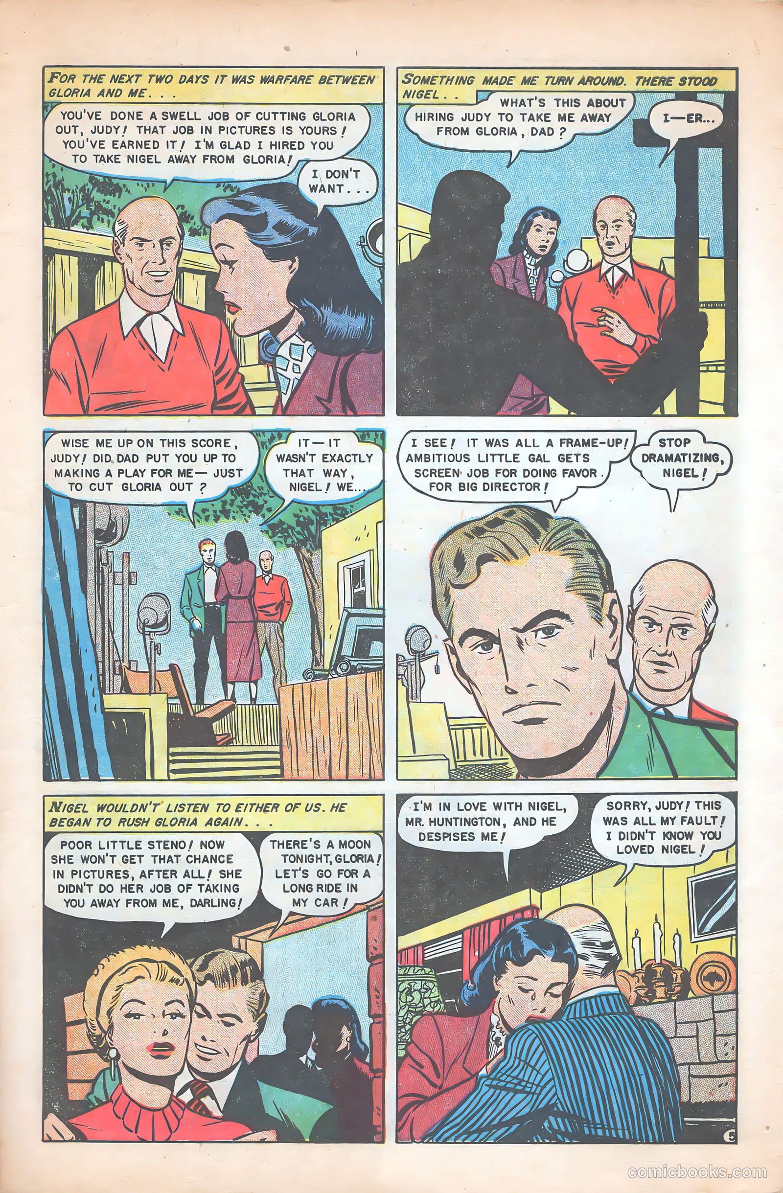 Glamorous Romances #54 (1951) — page 7 of 36