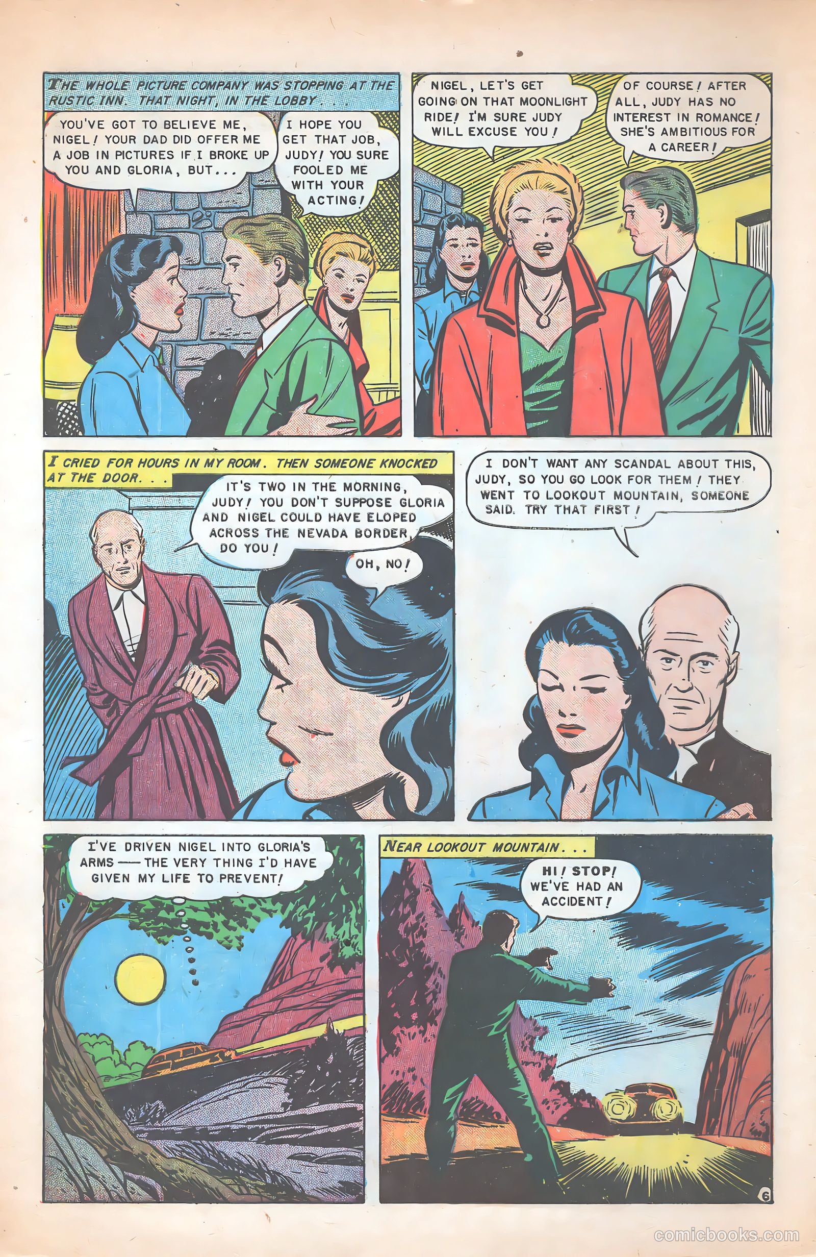 Glamorous Romances #54 (1951) — page 8 of 36