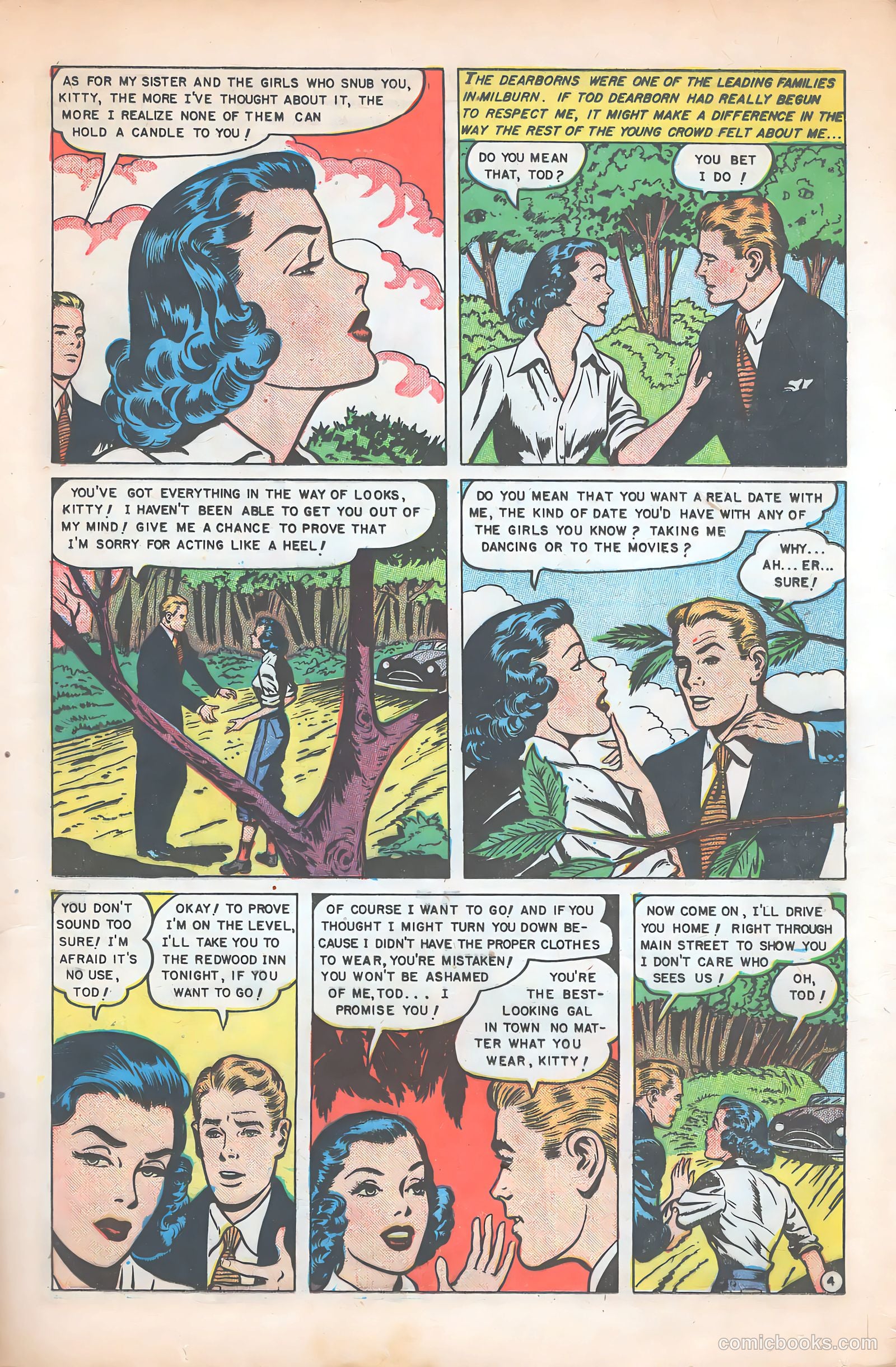 Glamorous Romances #54 (1951) — page 13 of 36