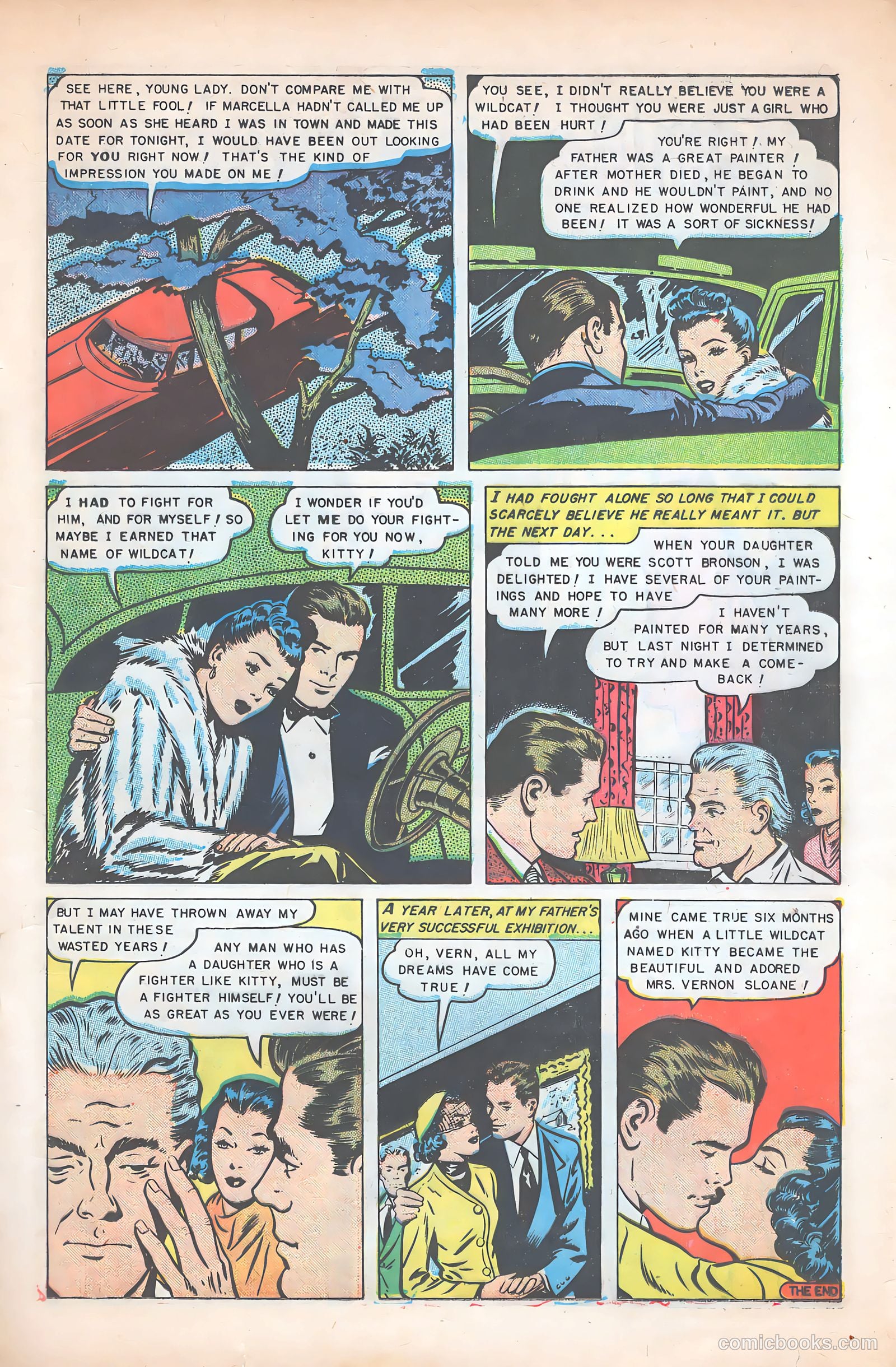 Glamorous Romances #54 (1951) — page 17 of 36