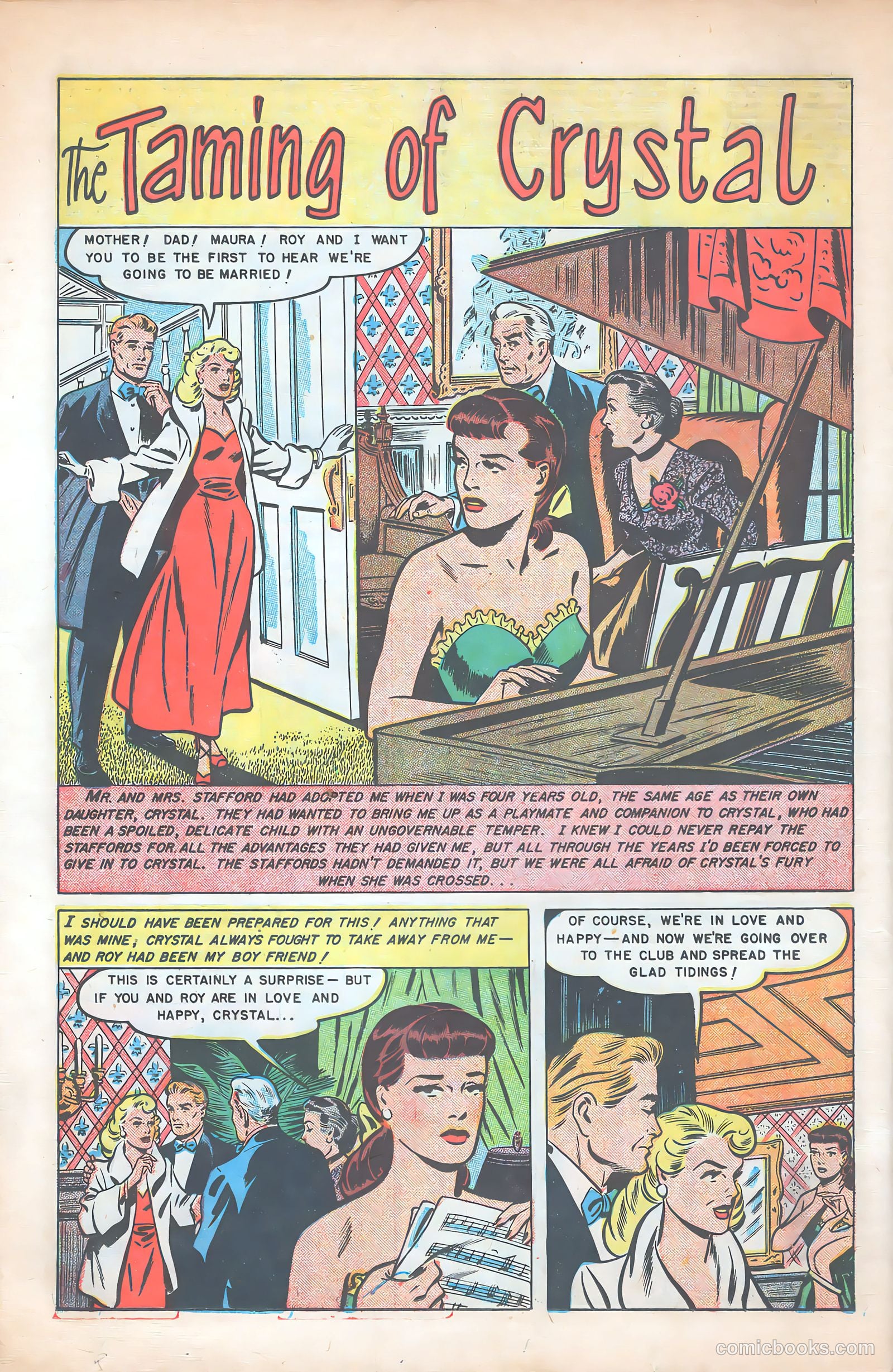 Glamorous Romances #54 (1951) — page 18 of 36