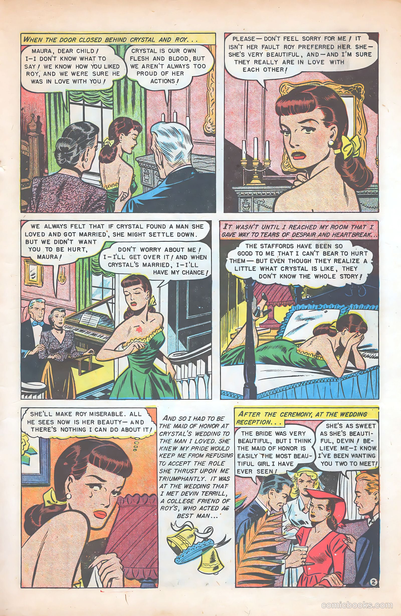 Glamorous Romances #54 (1951) — page 19 of 36