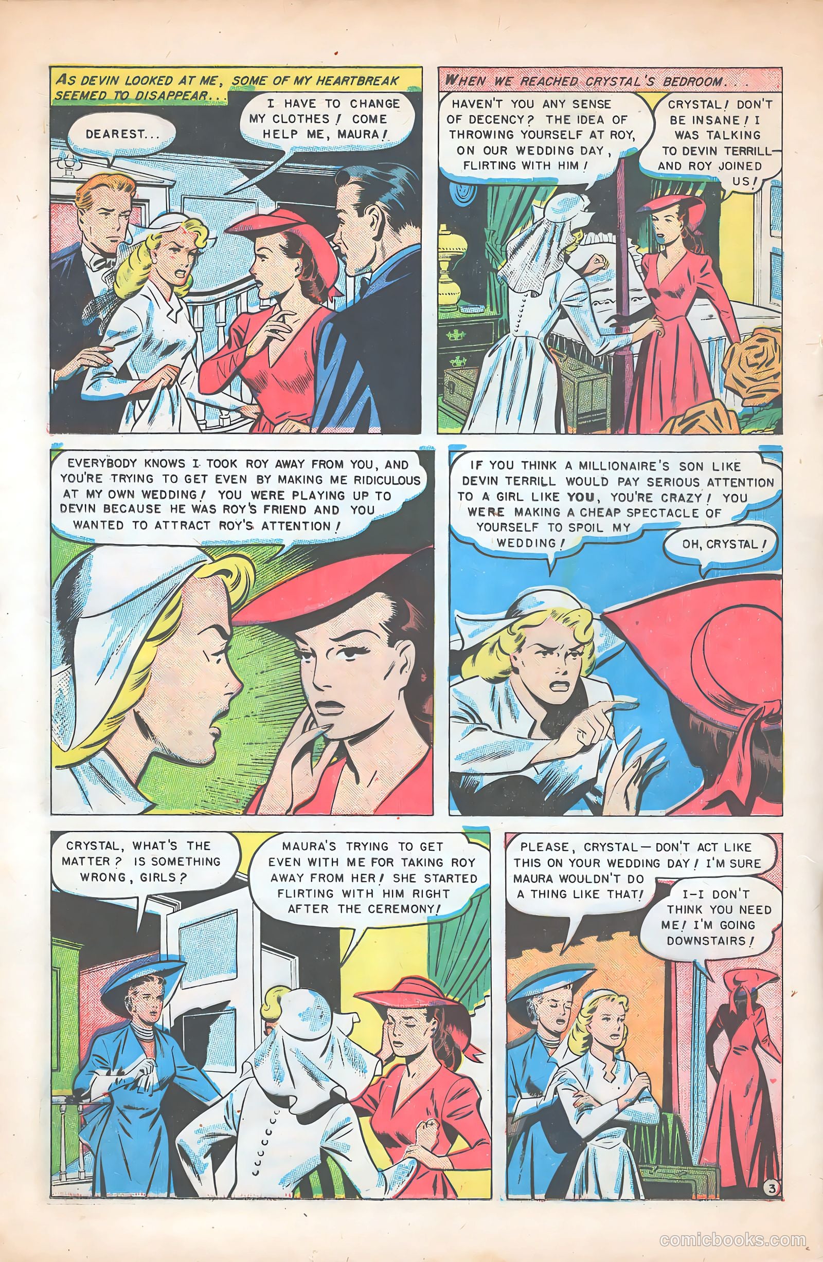 Glamorous Romances #54 (1951) — page 20 of 36