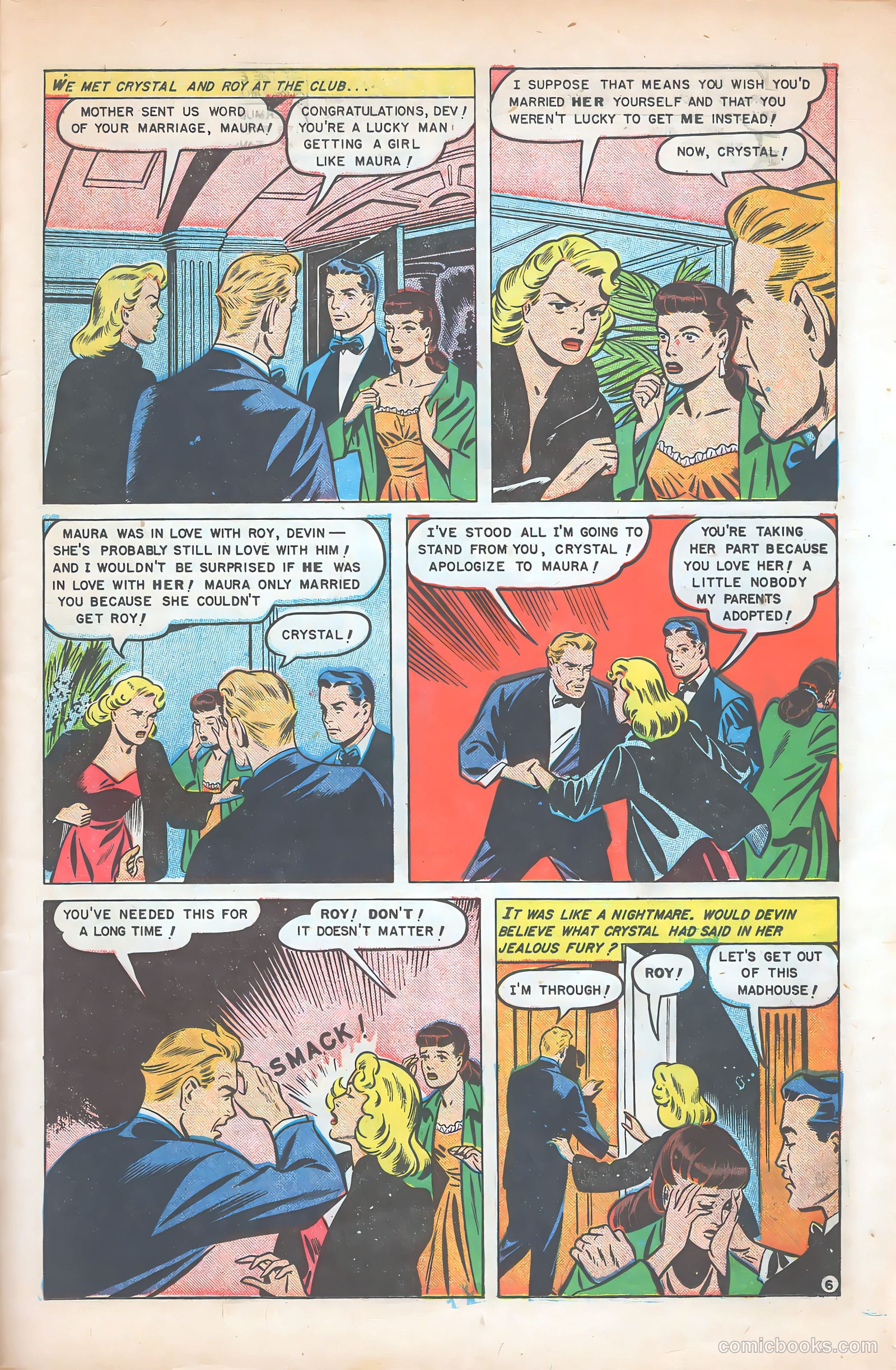 Glamorous Romances #54 (1951) — page 23 of 36