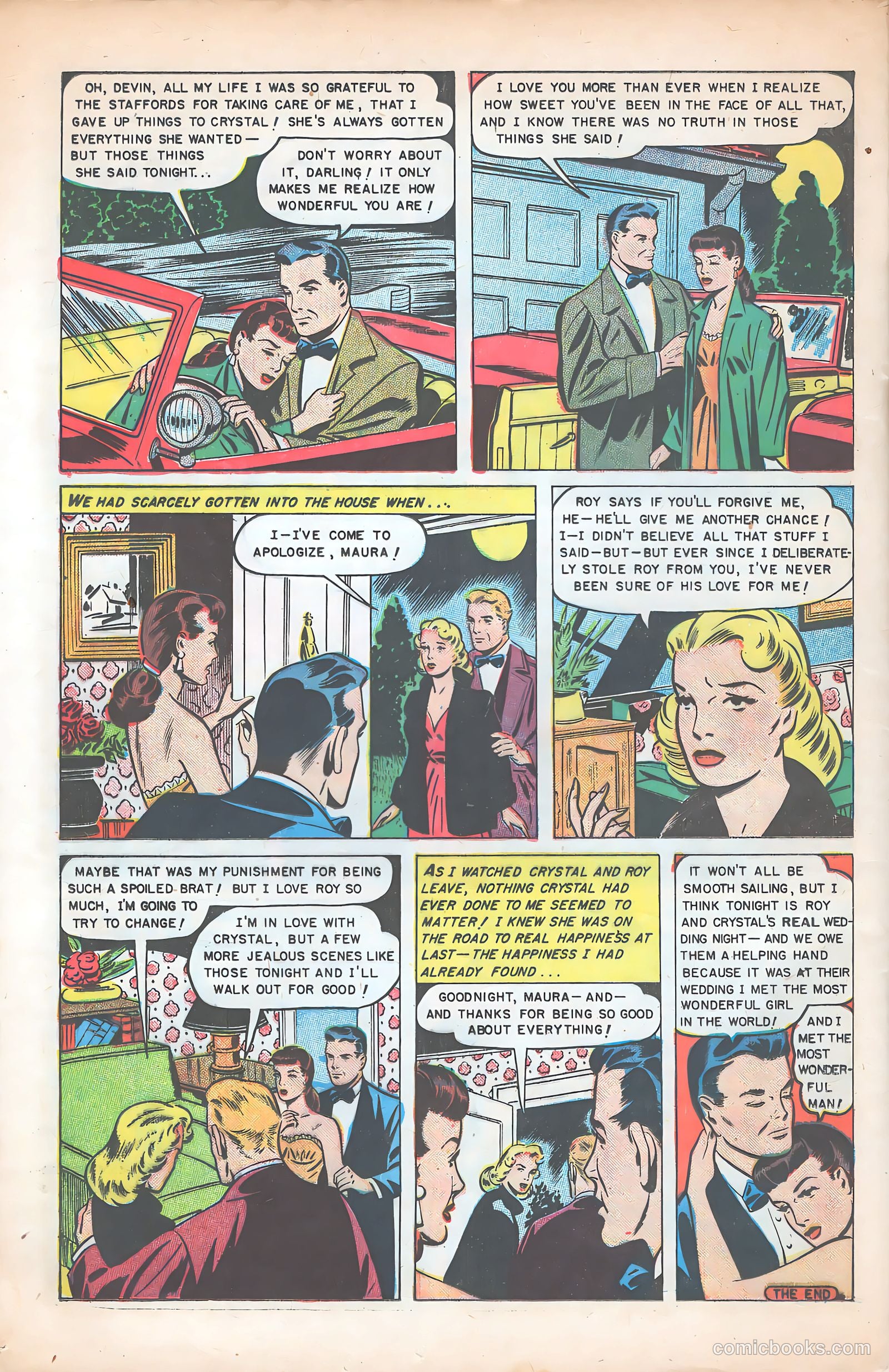 Glamorous Romances #54 (1951) — page 24 of 36