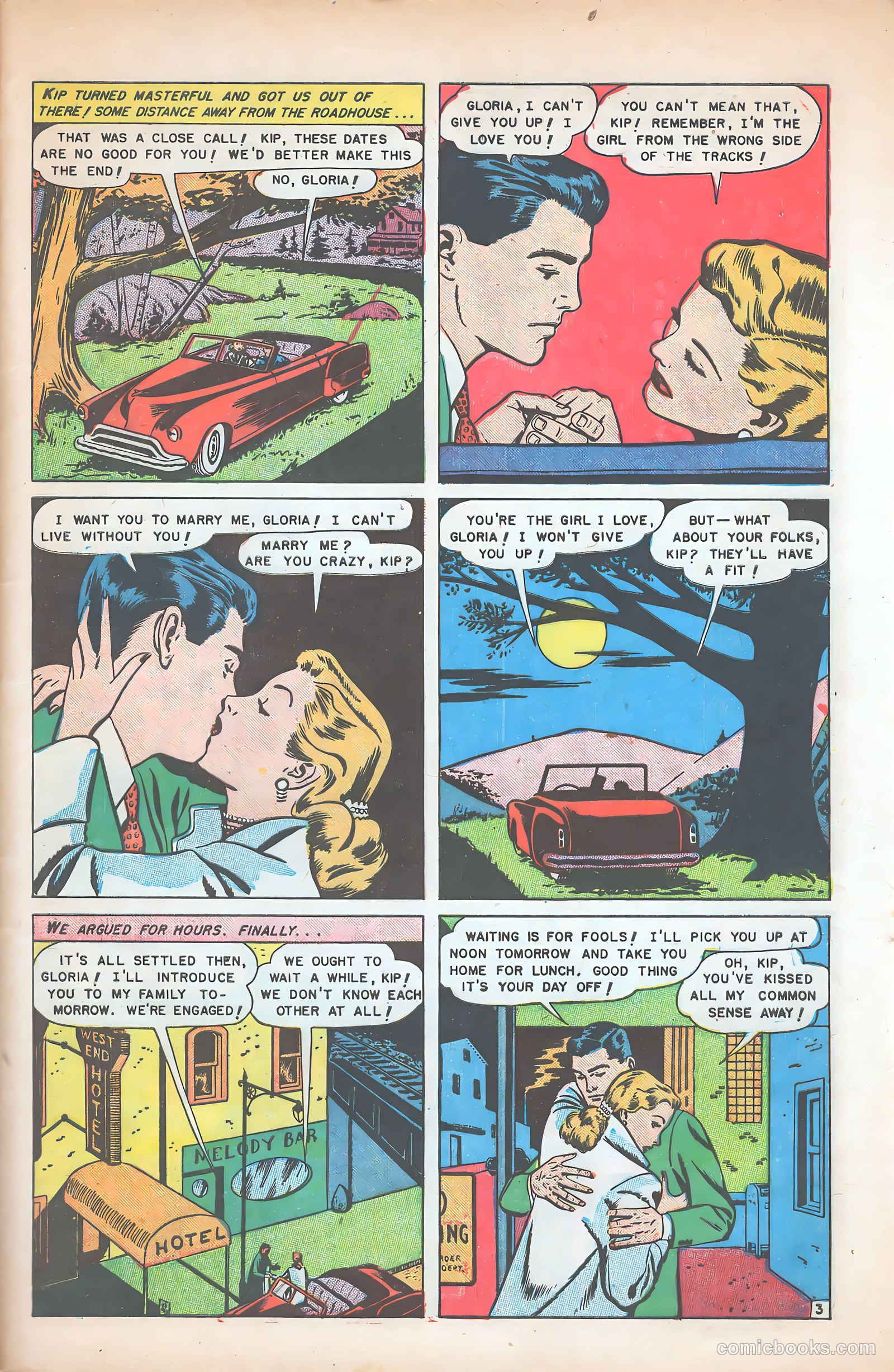 Glamorous Romances #54 (1951) — page 29 of 36