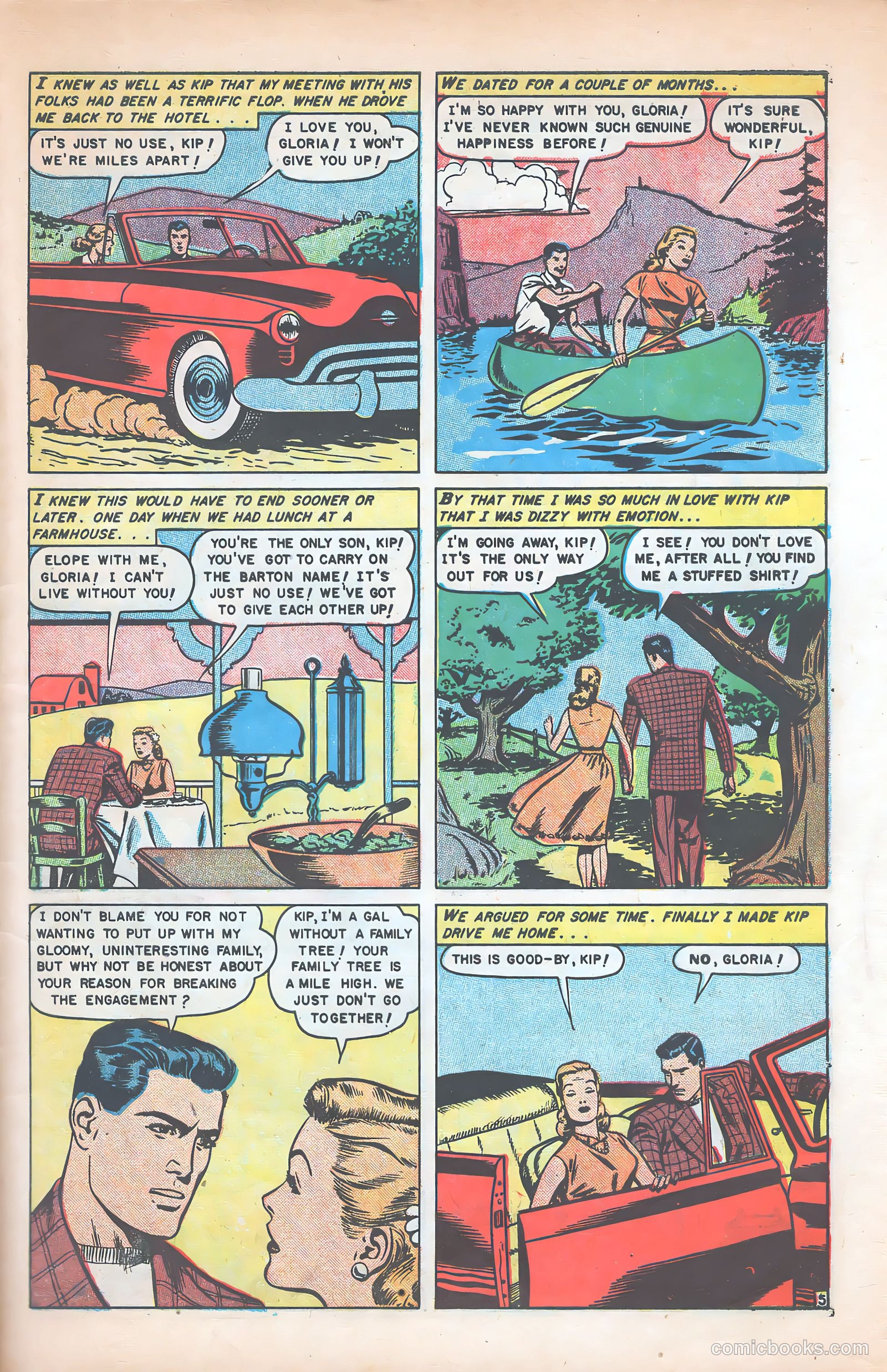 Glamorous Romances #54 (1951) — page 31 of 36