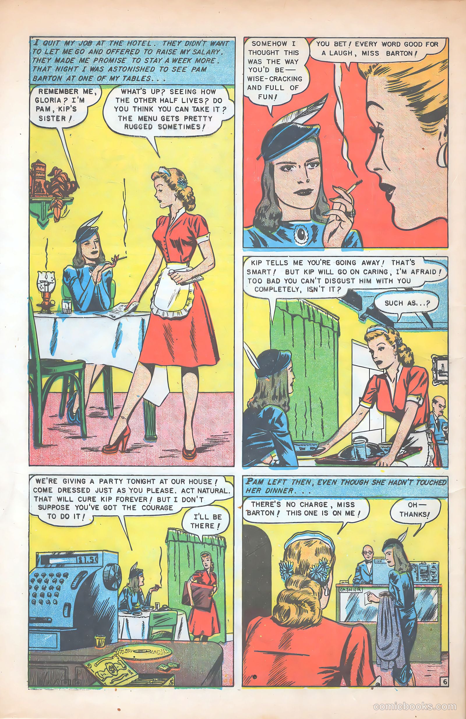 Glamorous Romances #54 (1951) — page 32 of 36