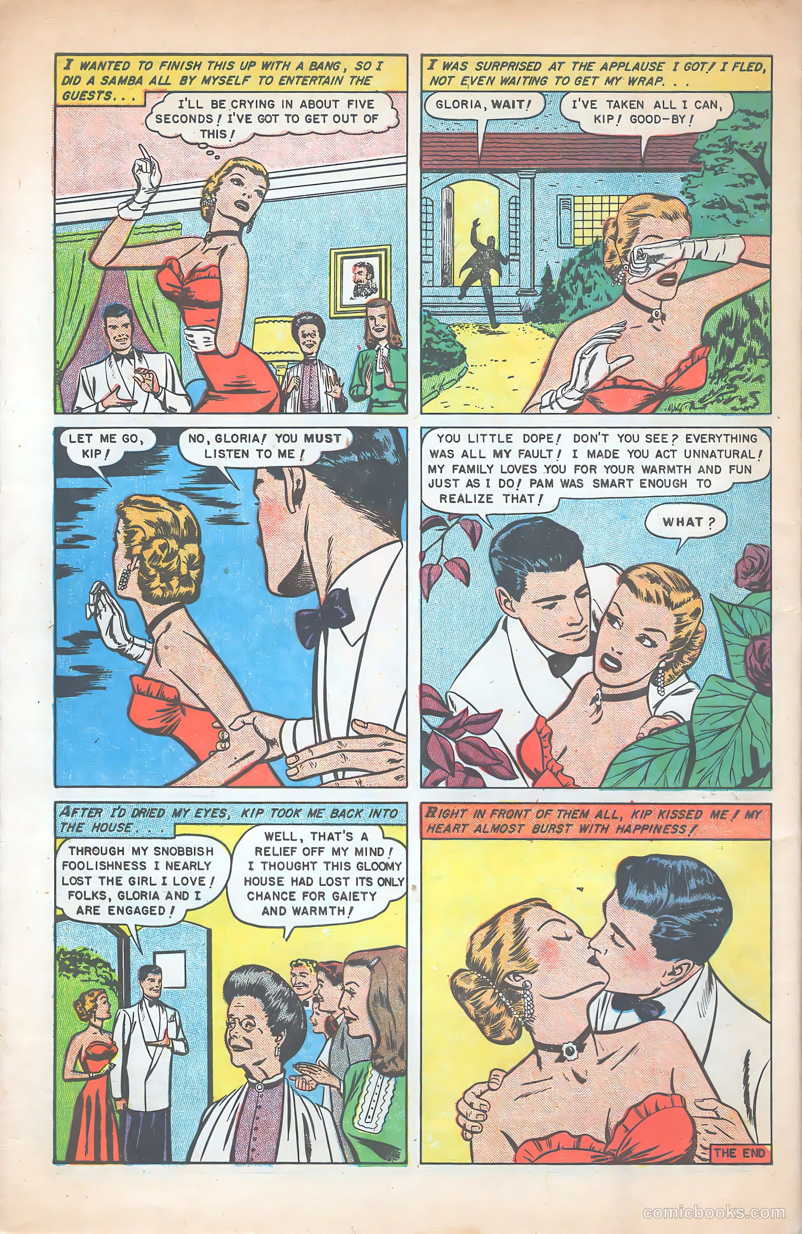 Glamorous Romances #54 (1951) — page 34 of 36