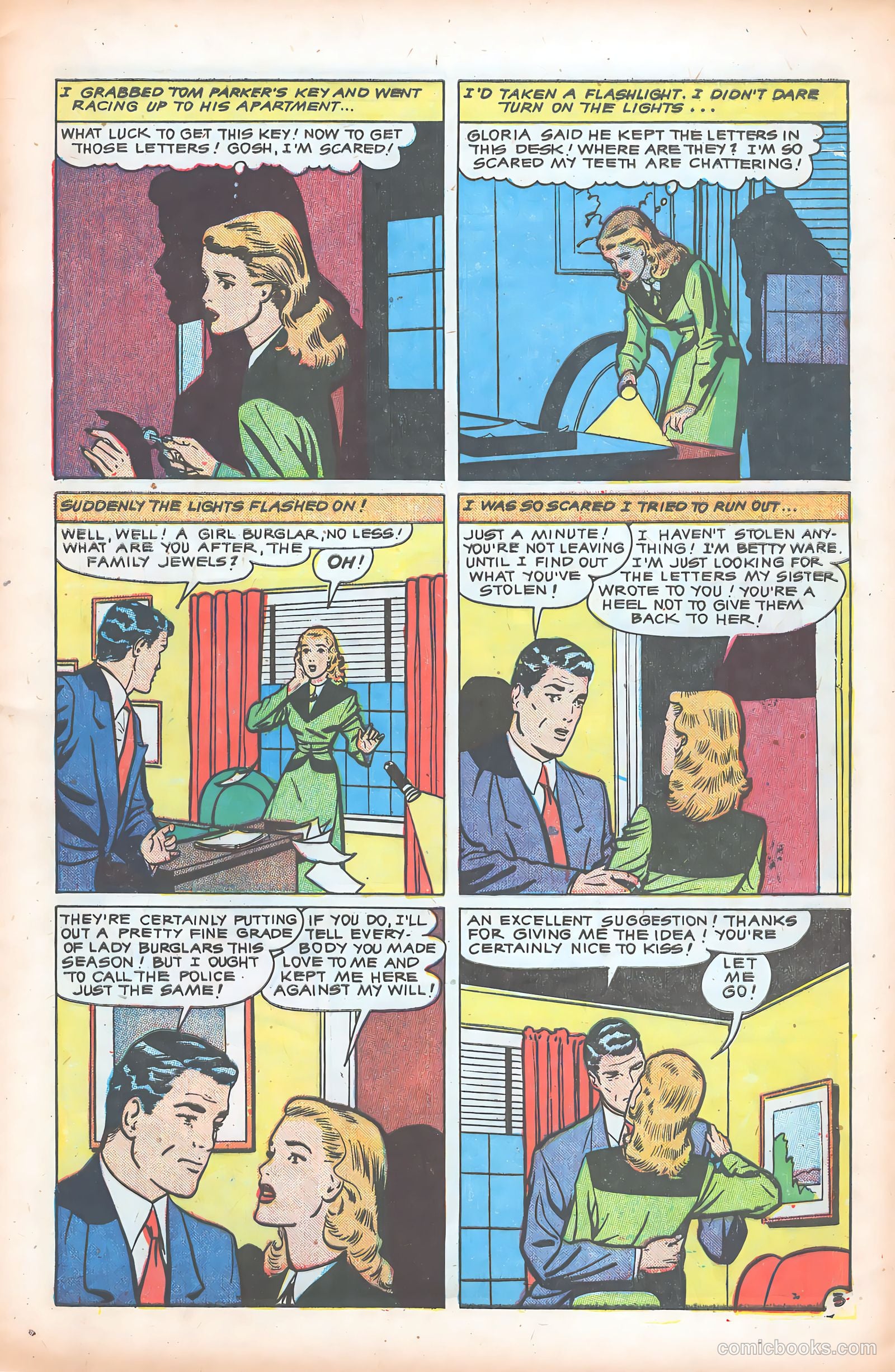Glamorous Romances #55 (1951) — page 5 of 36