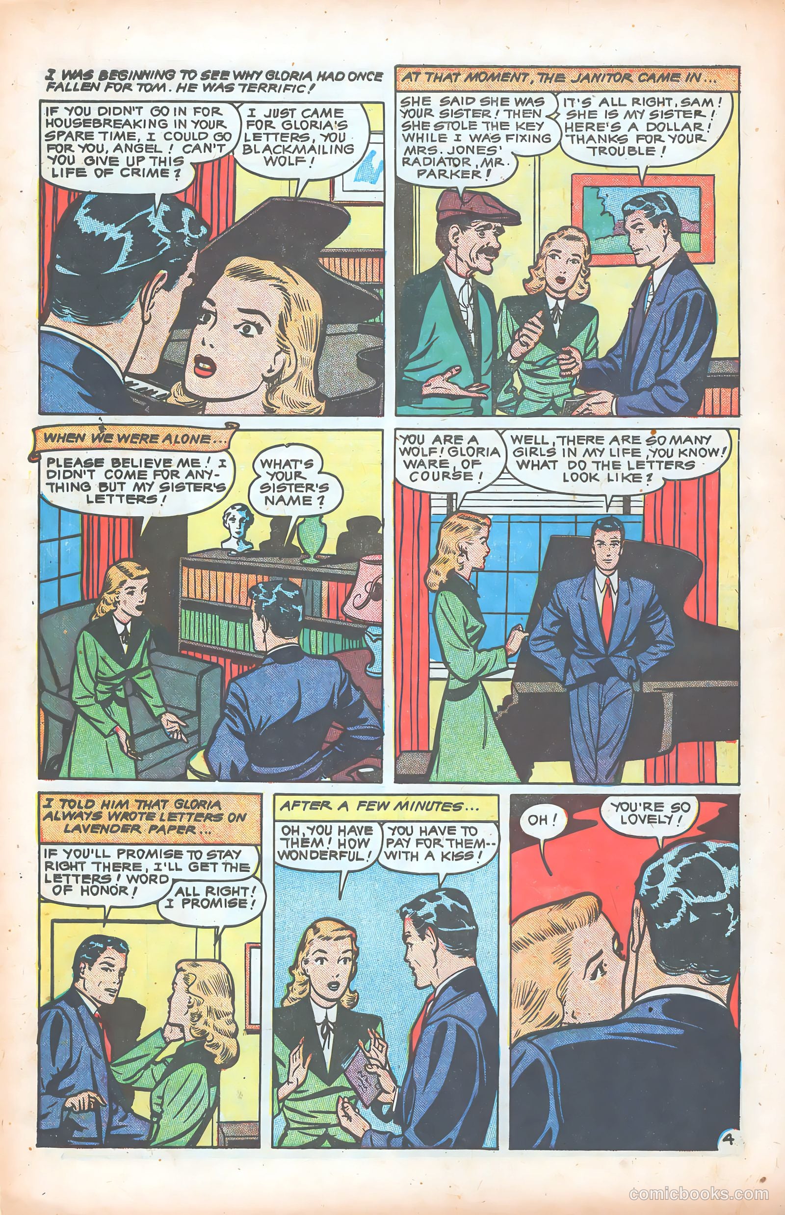 Glamorous Romances #55 (1951) — page 6 of 36
