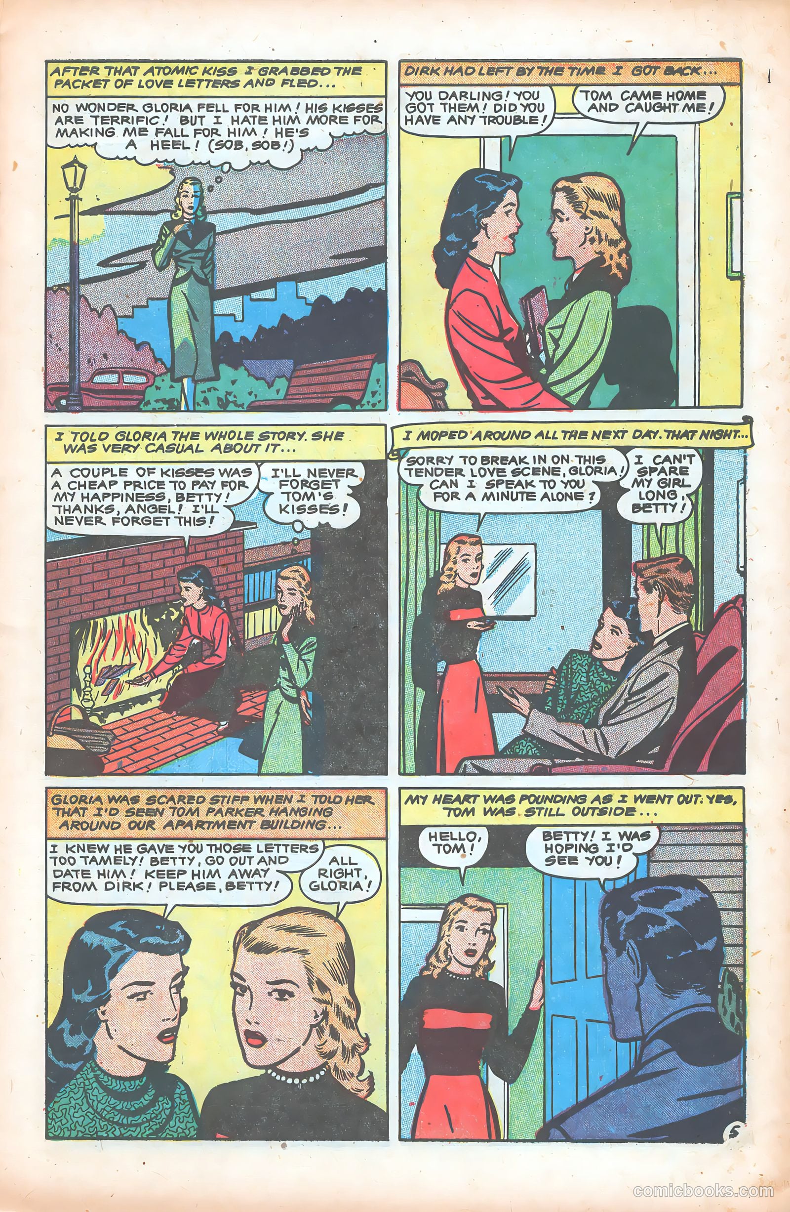 Glamorous Romances #55 (1951) — page 7 of 36