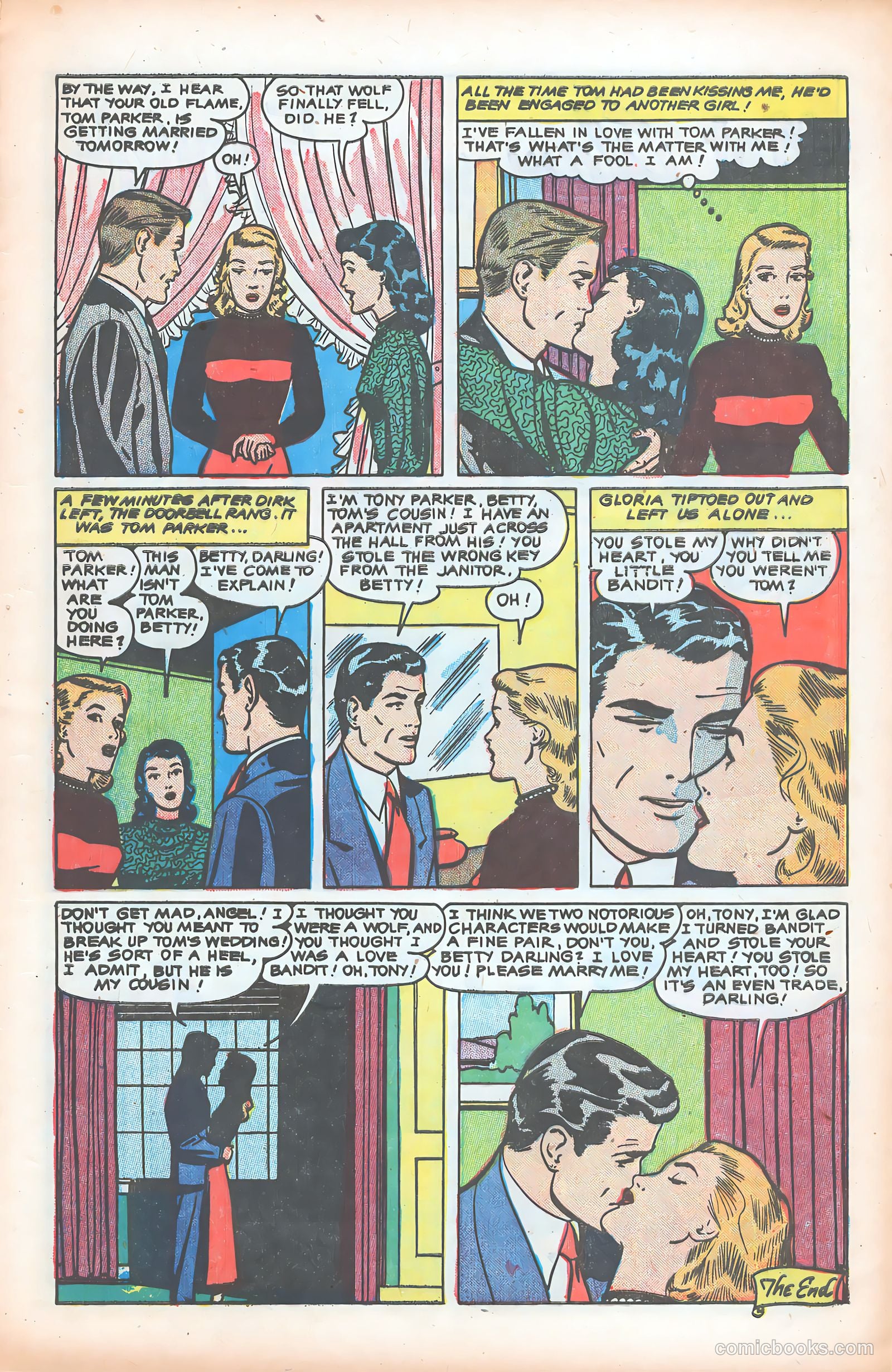 Glamorous Romances #55 (1951) — page 9 of 36