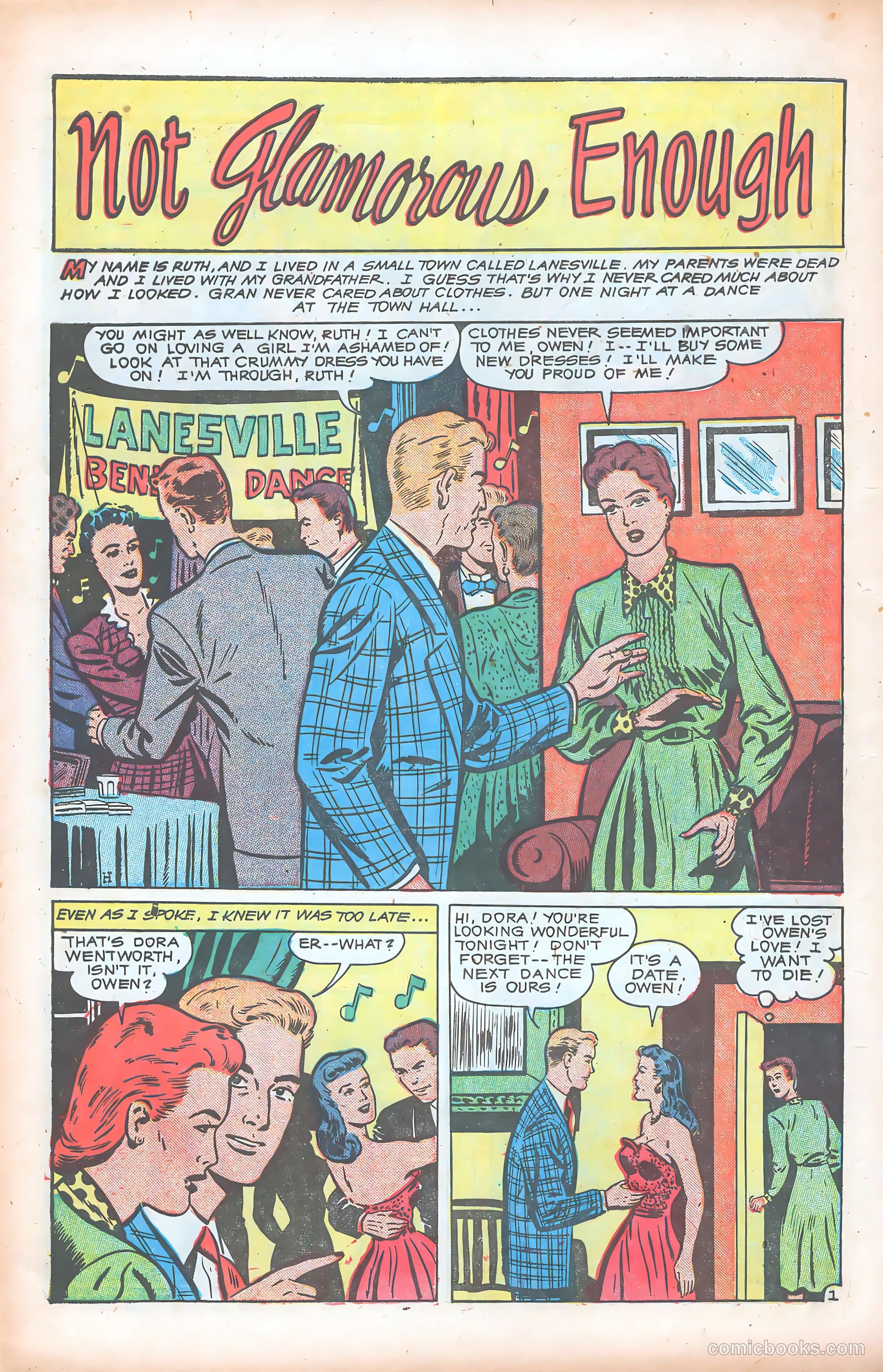 Glamorous Romances #55 (1951) — page 10 of 36