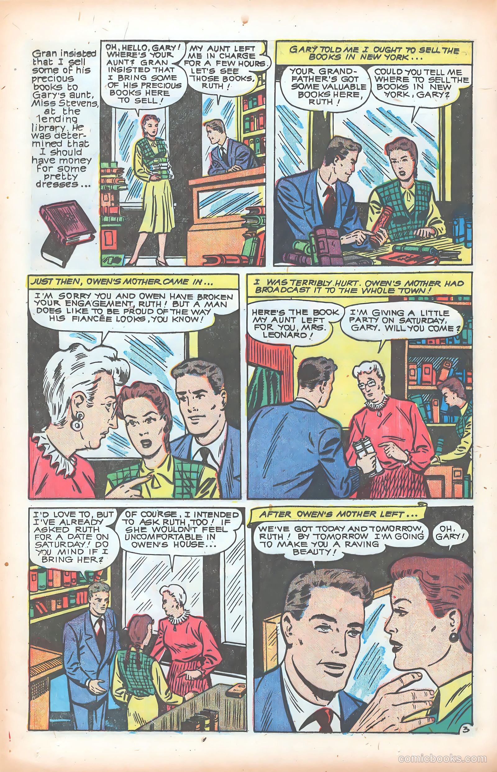 Glamorous Romances #55 (1951) — page 12 of 36